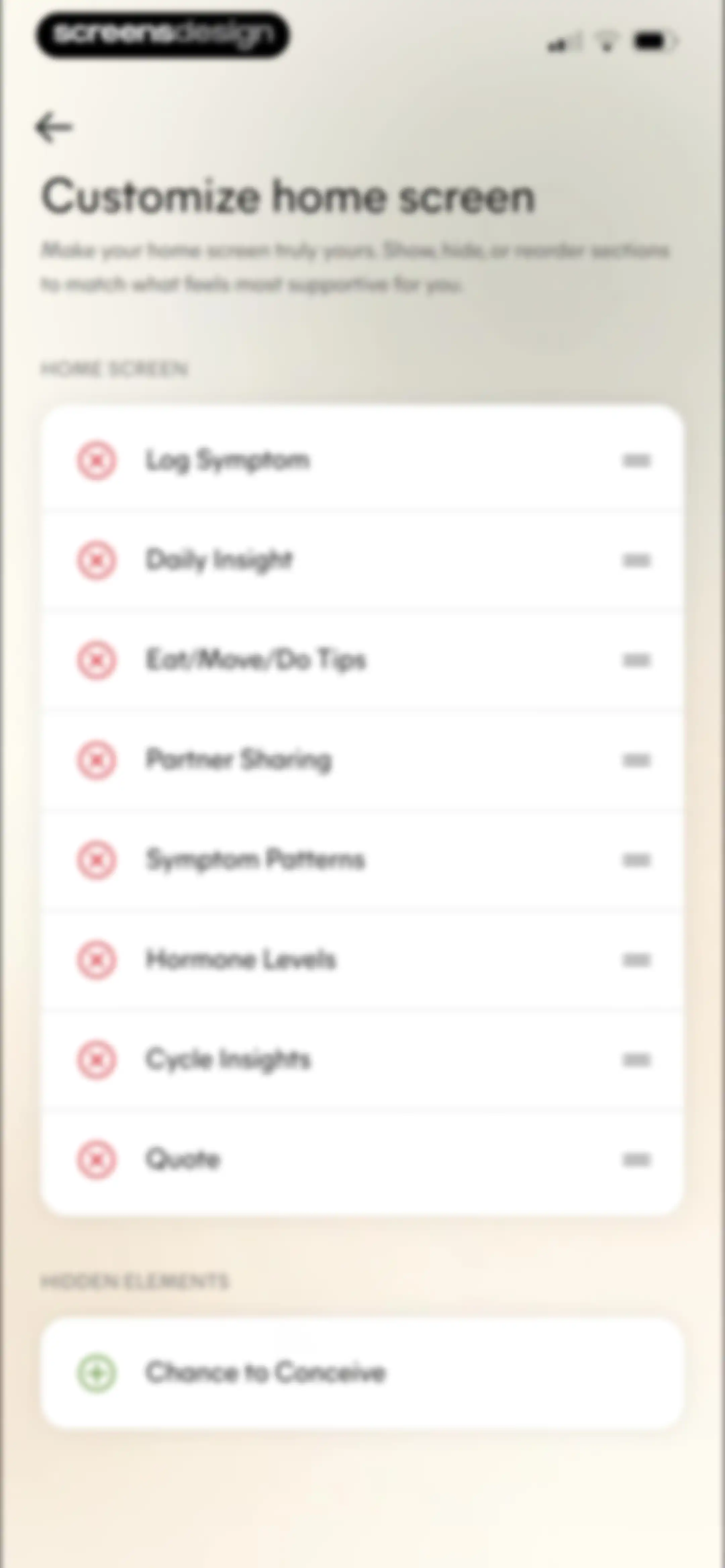 Lively - Period Tracker, Cycle screen 72
