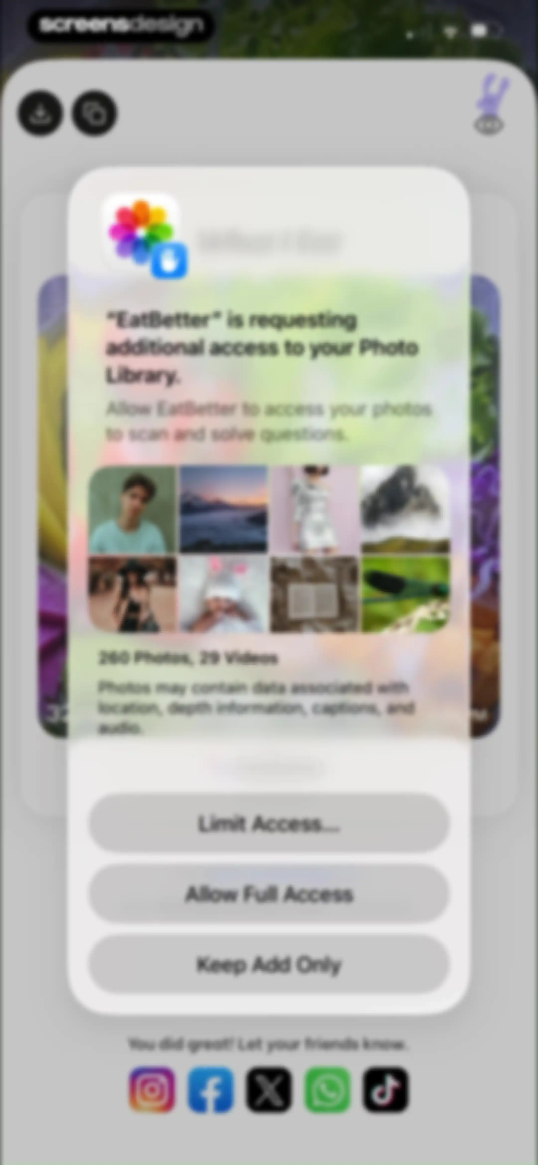 EatBetter: AI Food Journal screen 96
