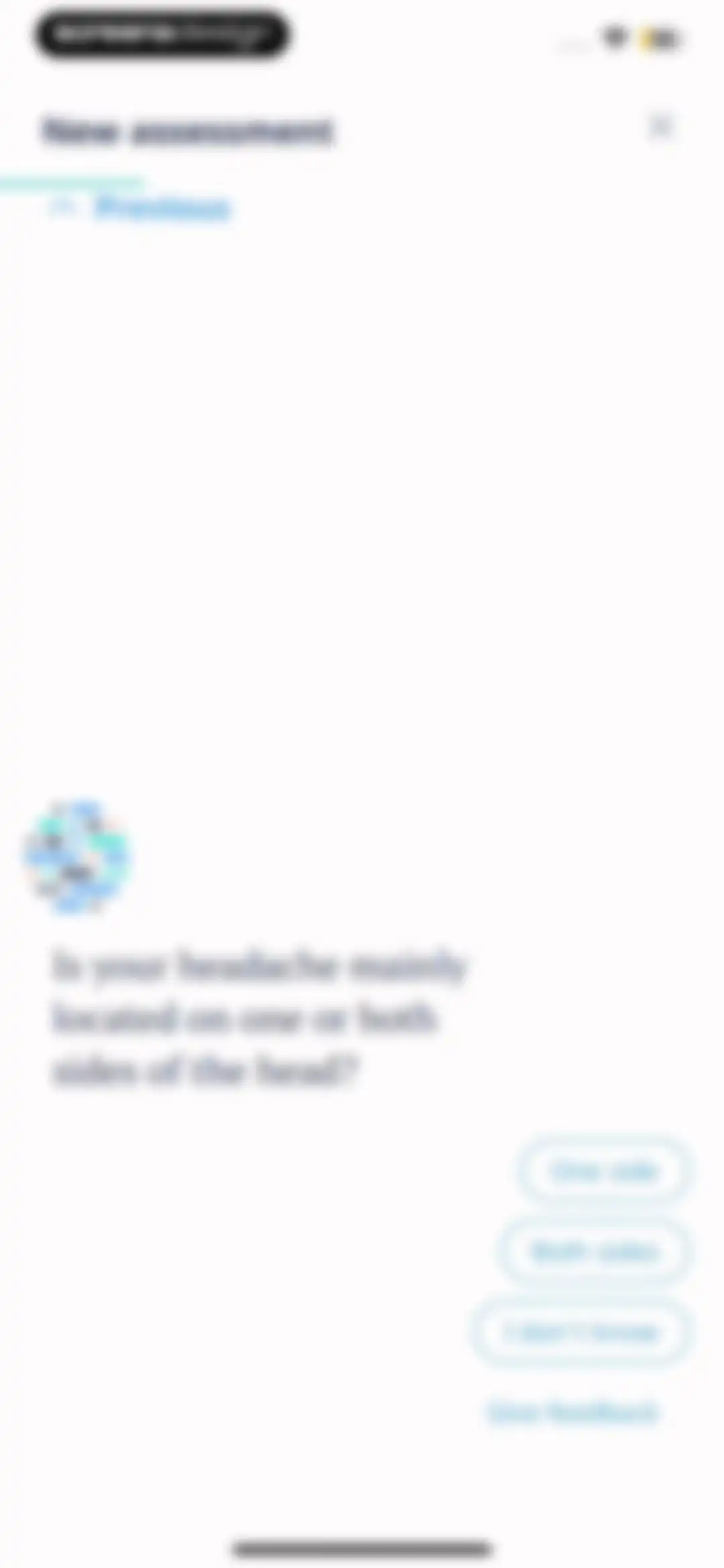 Ada - your health portal screen 31