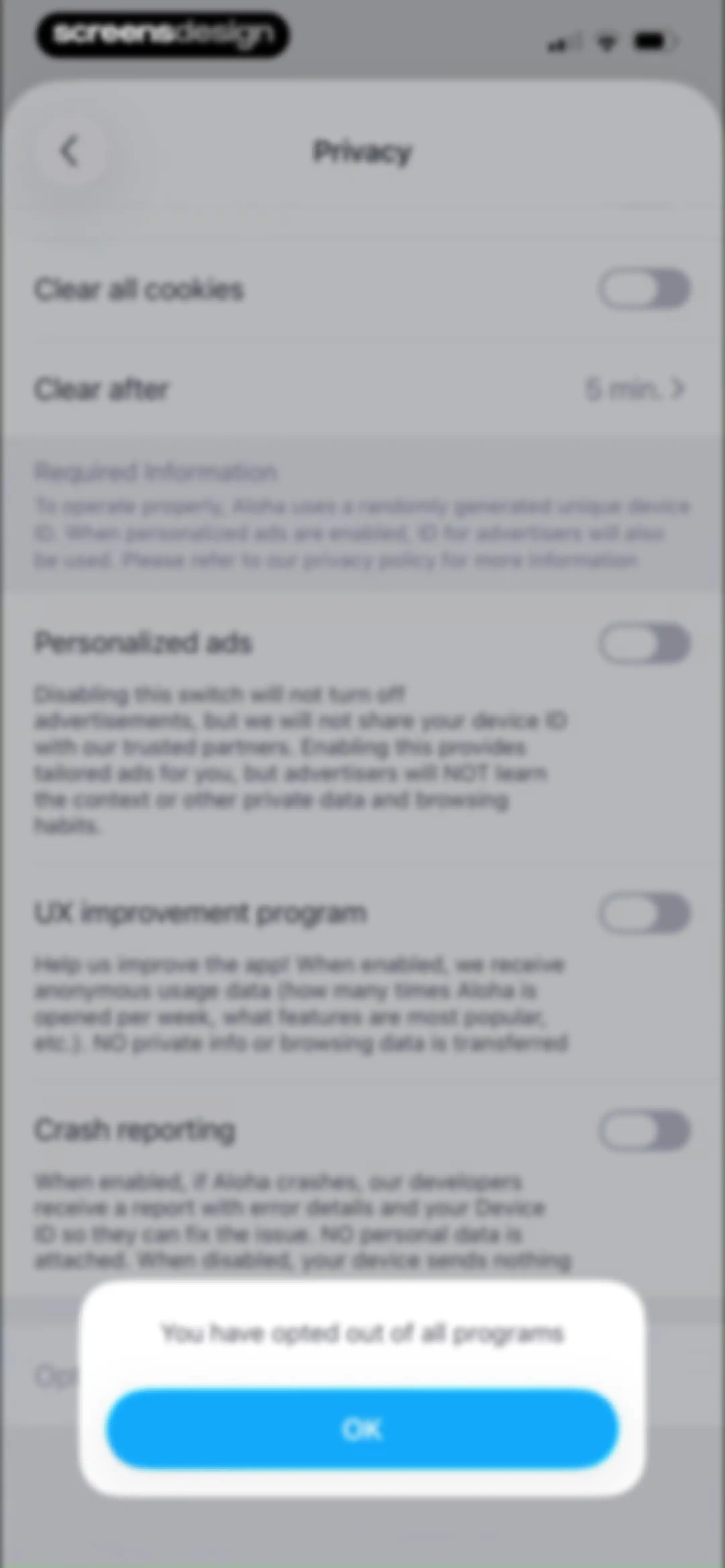 Aloha Browser – Private VPN screen 104