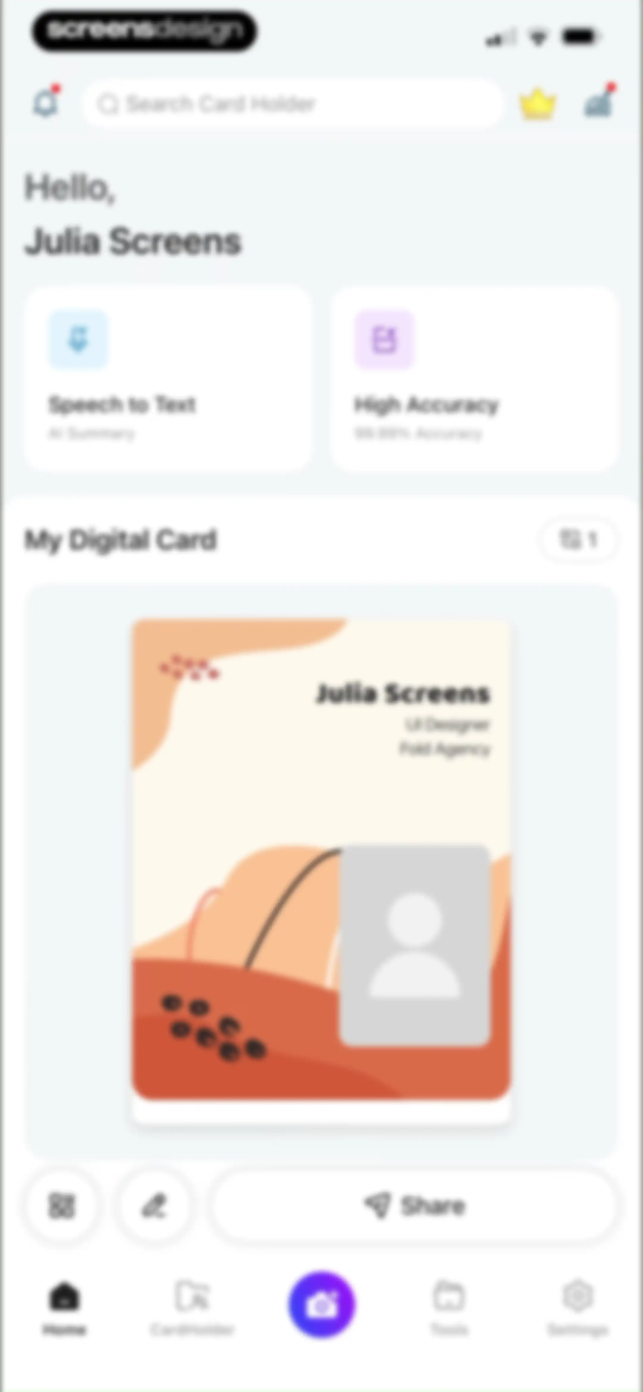 CamCard AI Business Assistant screen 37