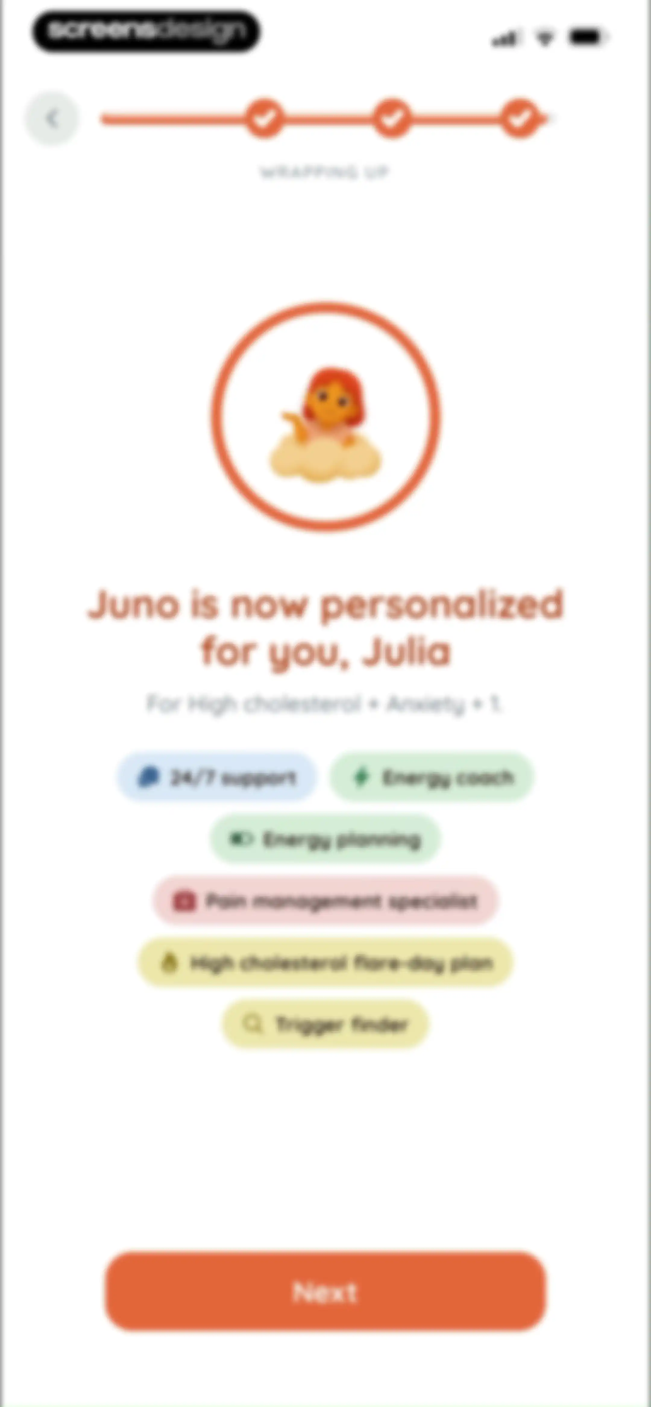 Juno: Chronic Illness Support screen 46