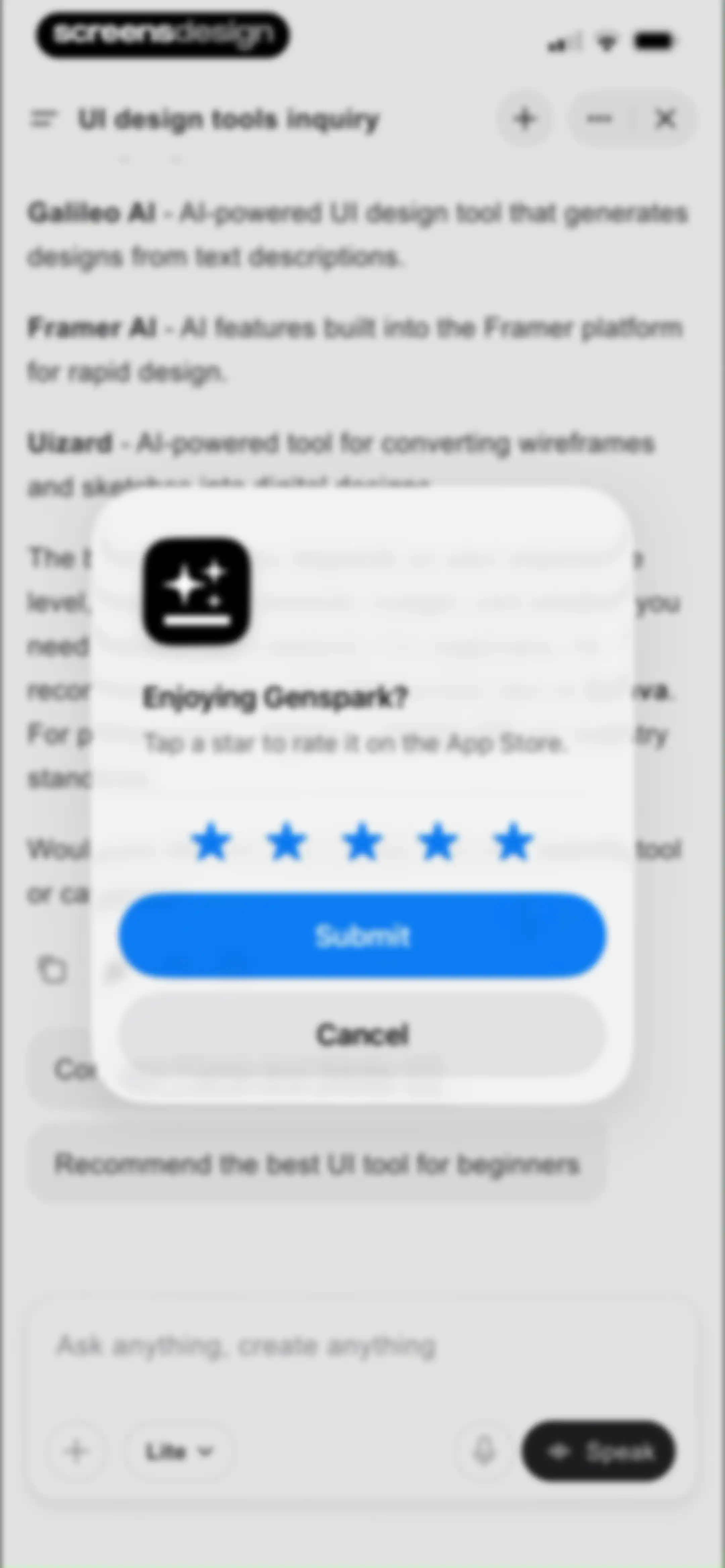 Genspark AI Workspace screen 23