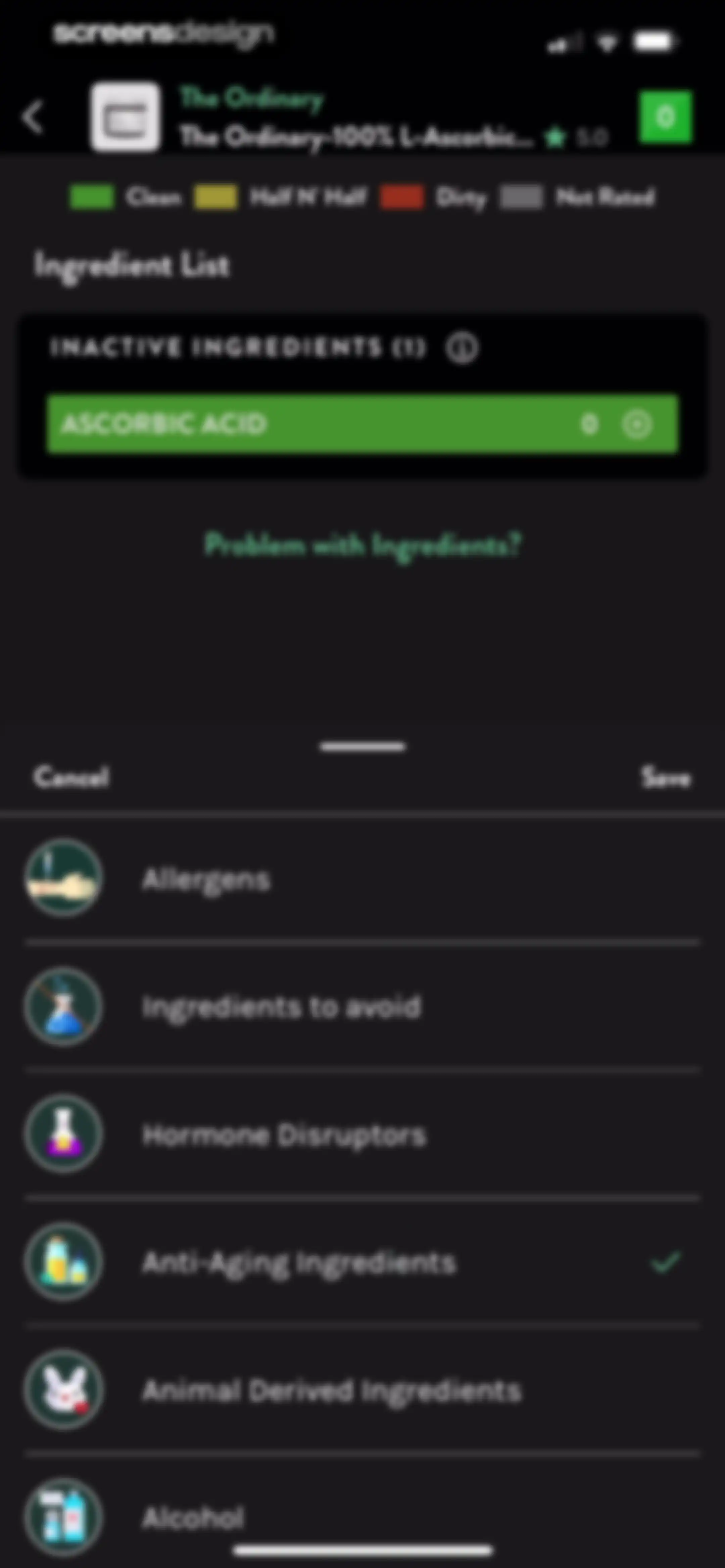 Think Dirty – Shop Clean screen 68