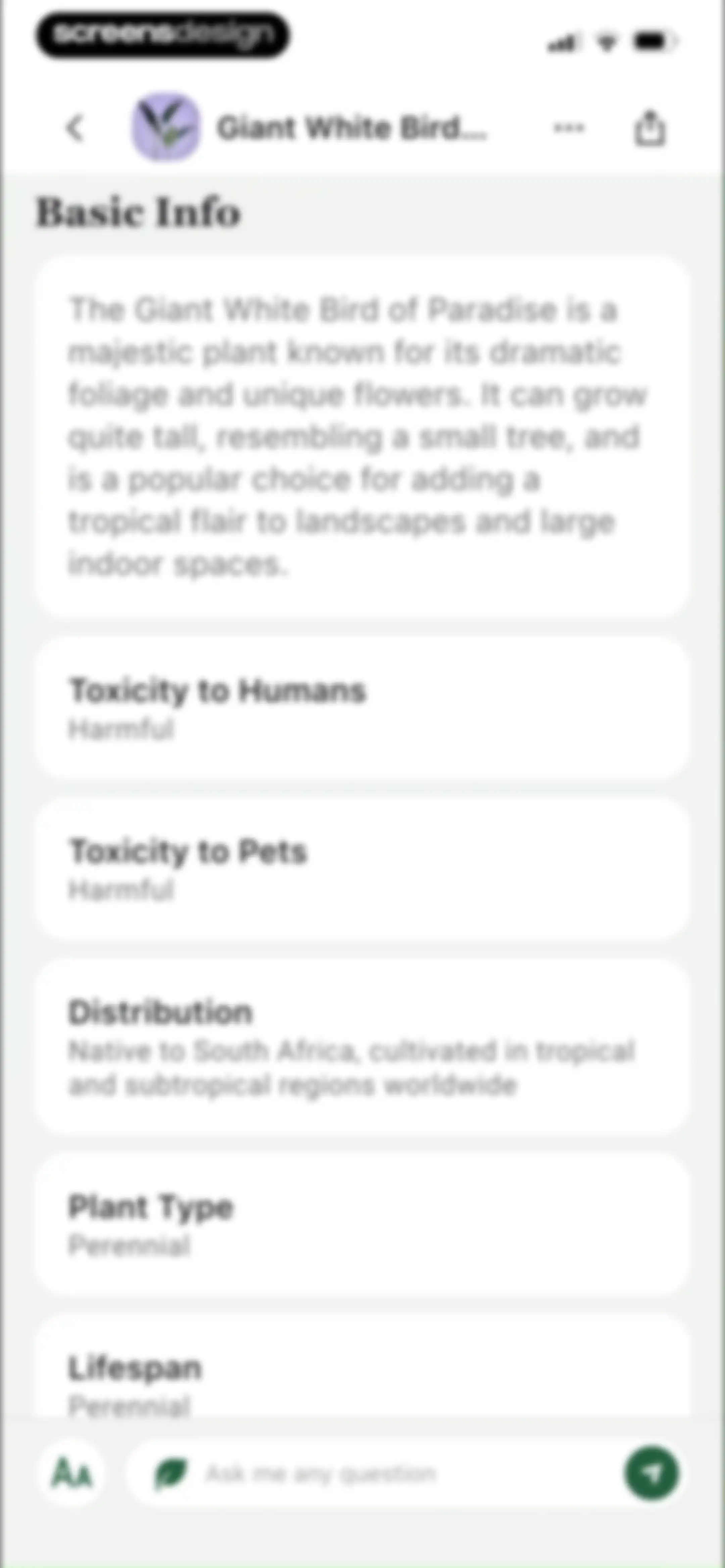 PlantAID:identifier&care guide screen 46