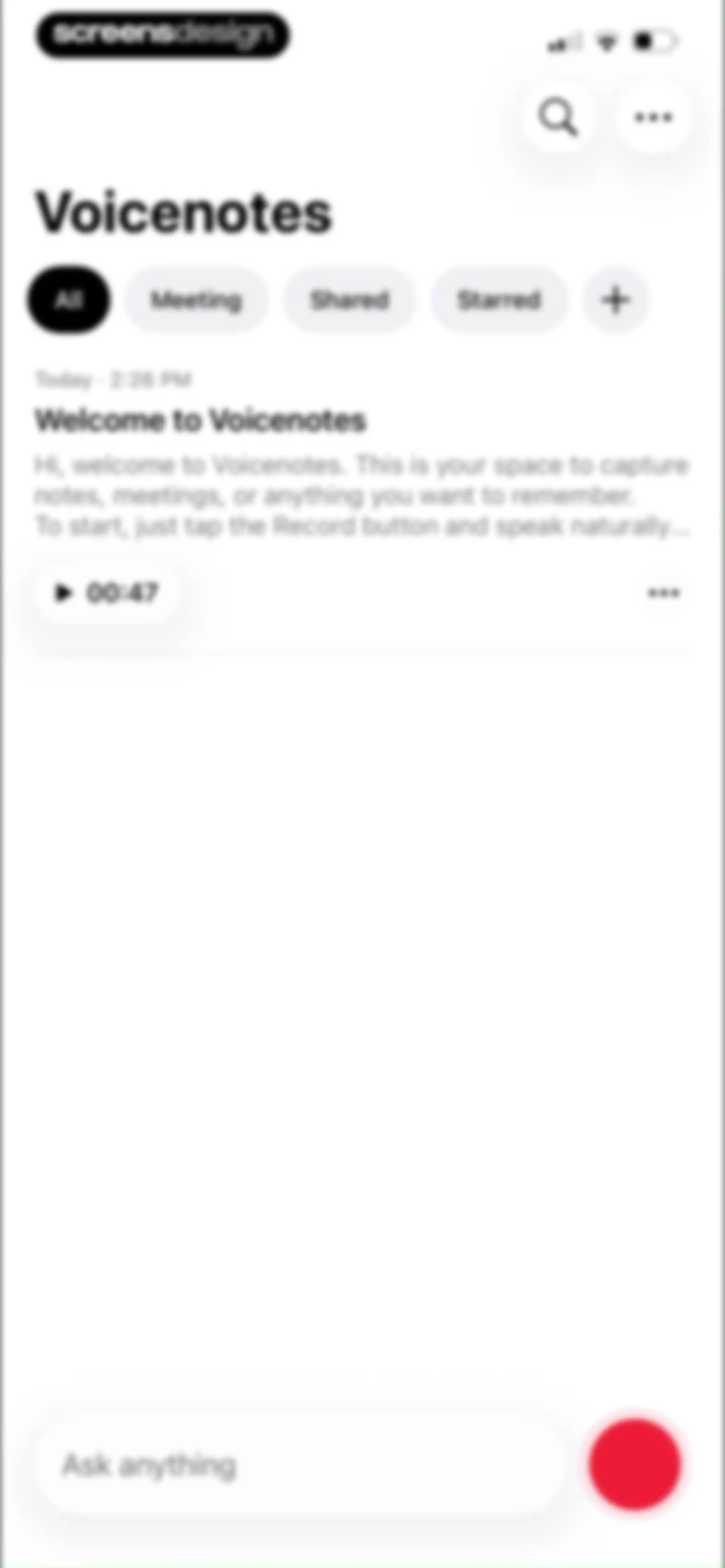 Voicenotes AI Notes & Meetings screen 19
