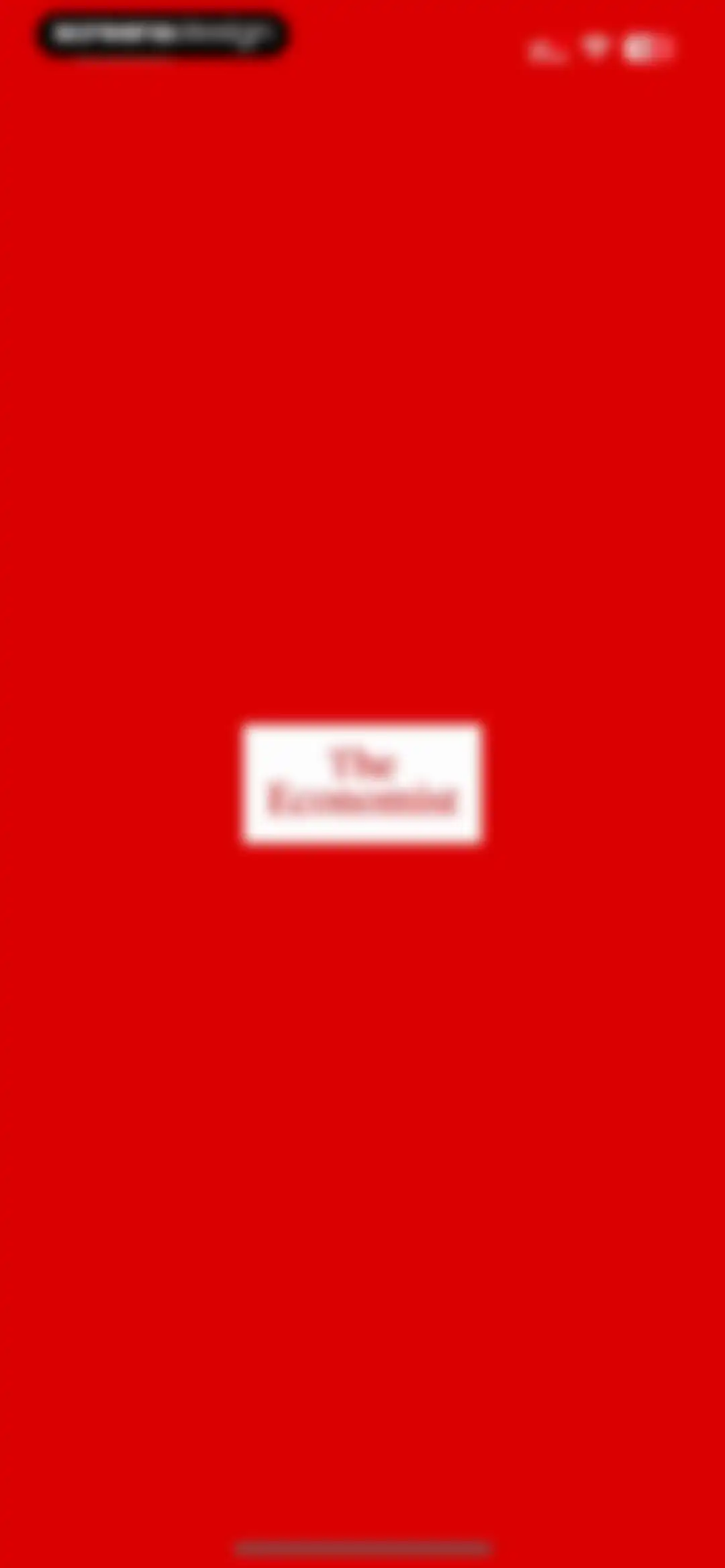 The Economist: News & Analysis screen 1