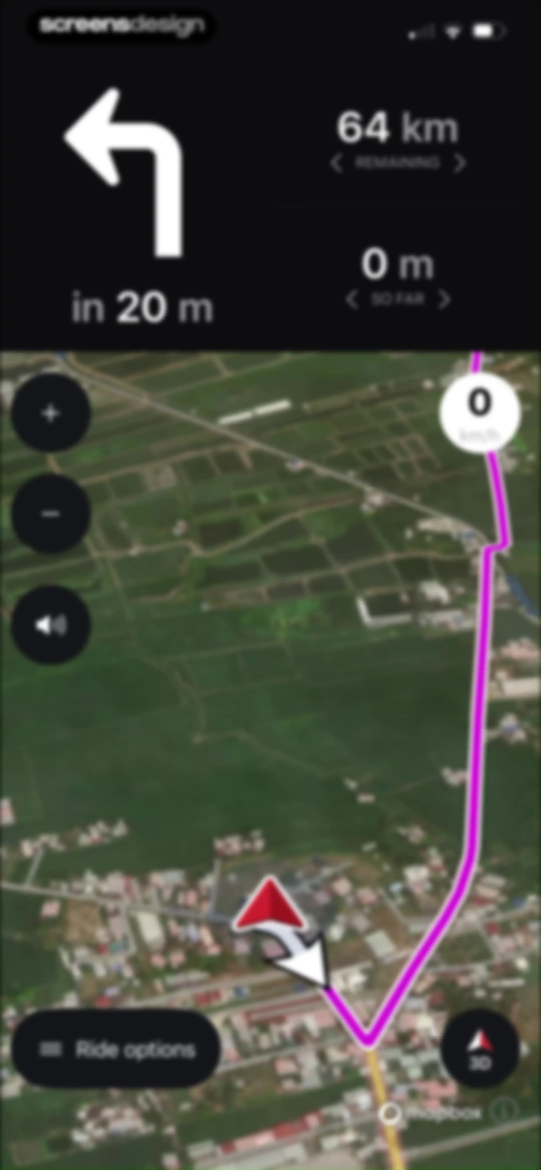 calimoto Motorcycle Navigation screen 56
