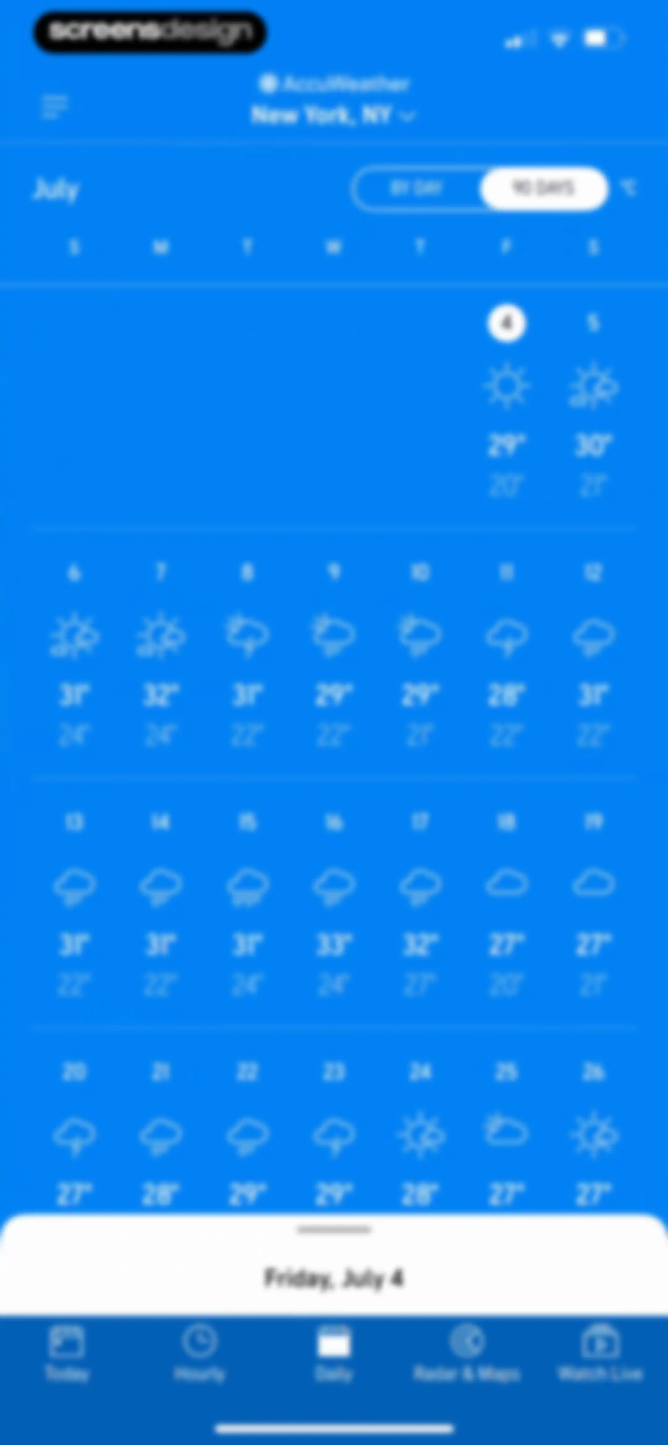 AccuWeather: Weather Forecast screen 70