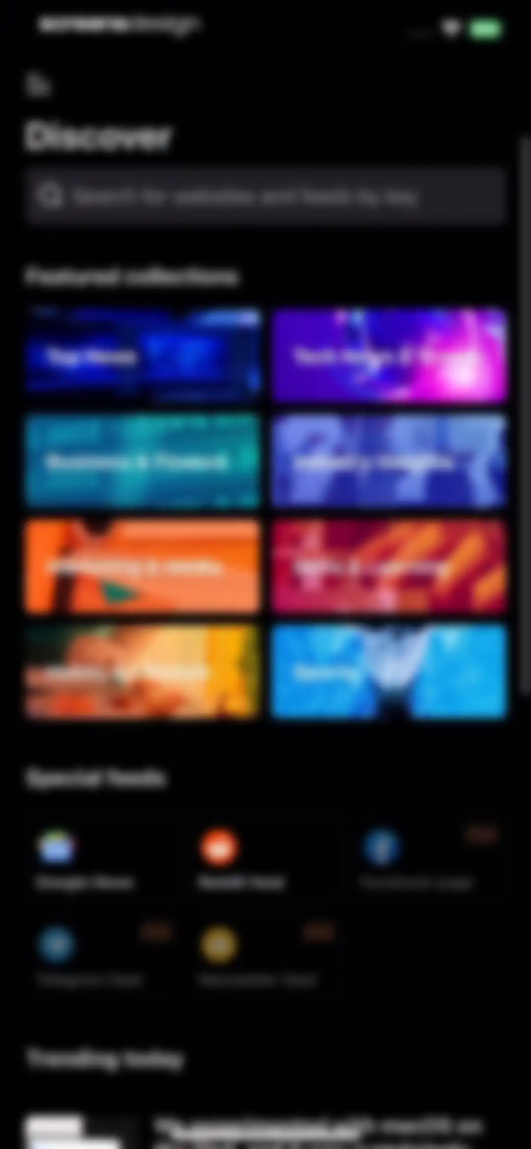 Inoreader: News & RSS reader screen 9