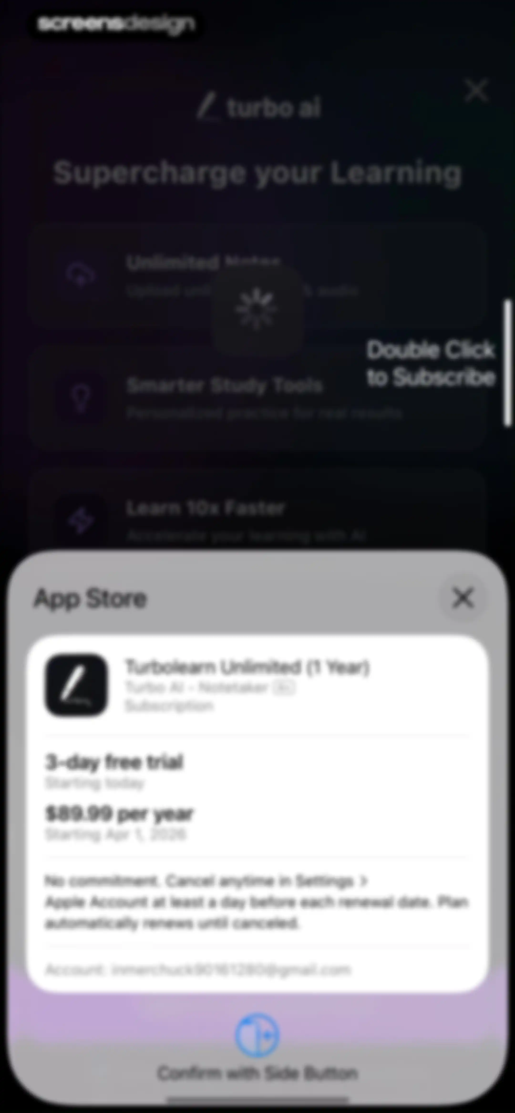 Turbo AI - Notetaker screen 26