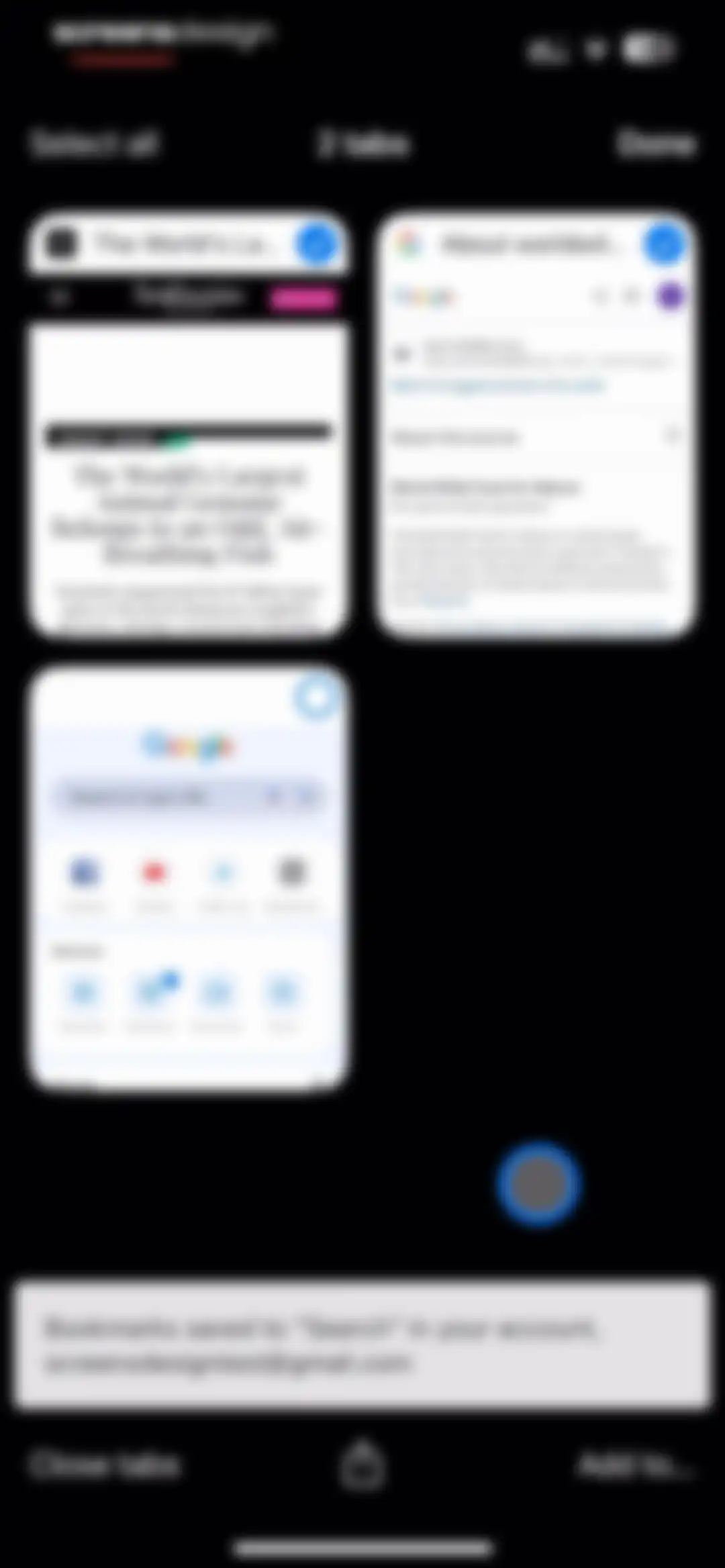 Google Chrome screen 68
