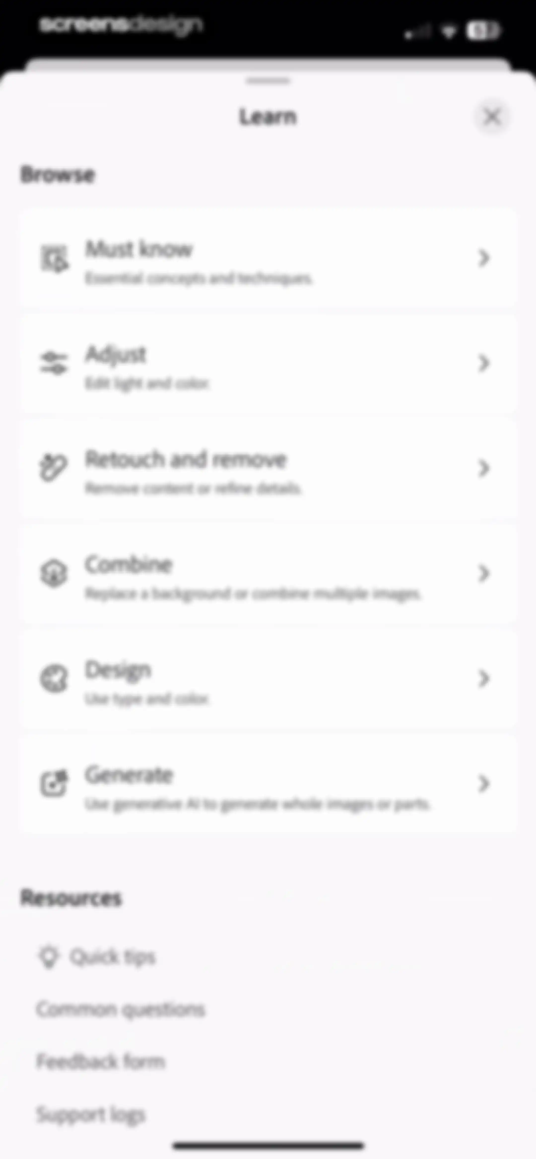 Adobe Photoshop: Photo Editor screen 87