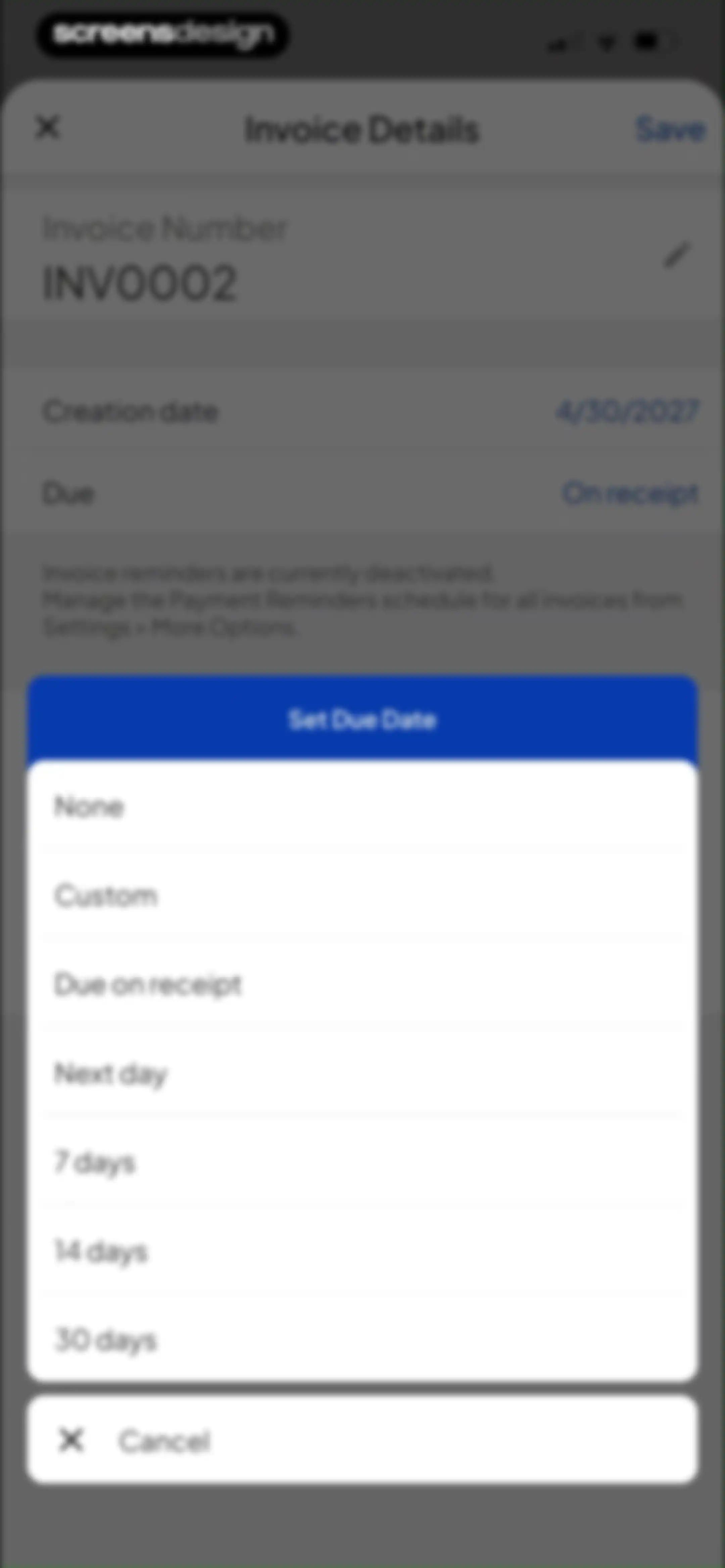 Invoice Maker - Invoice Fly screen 46