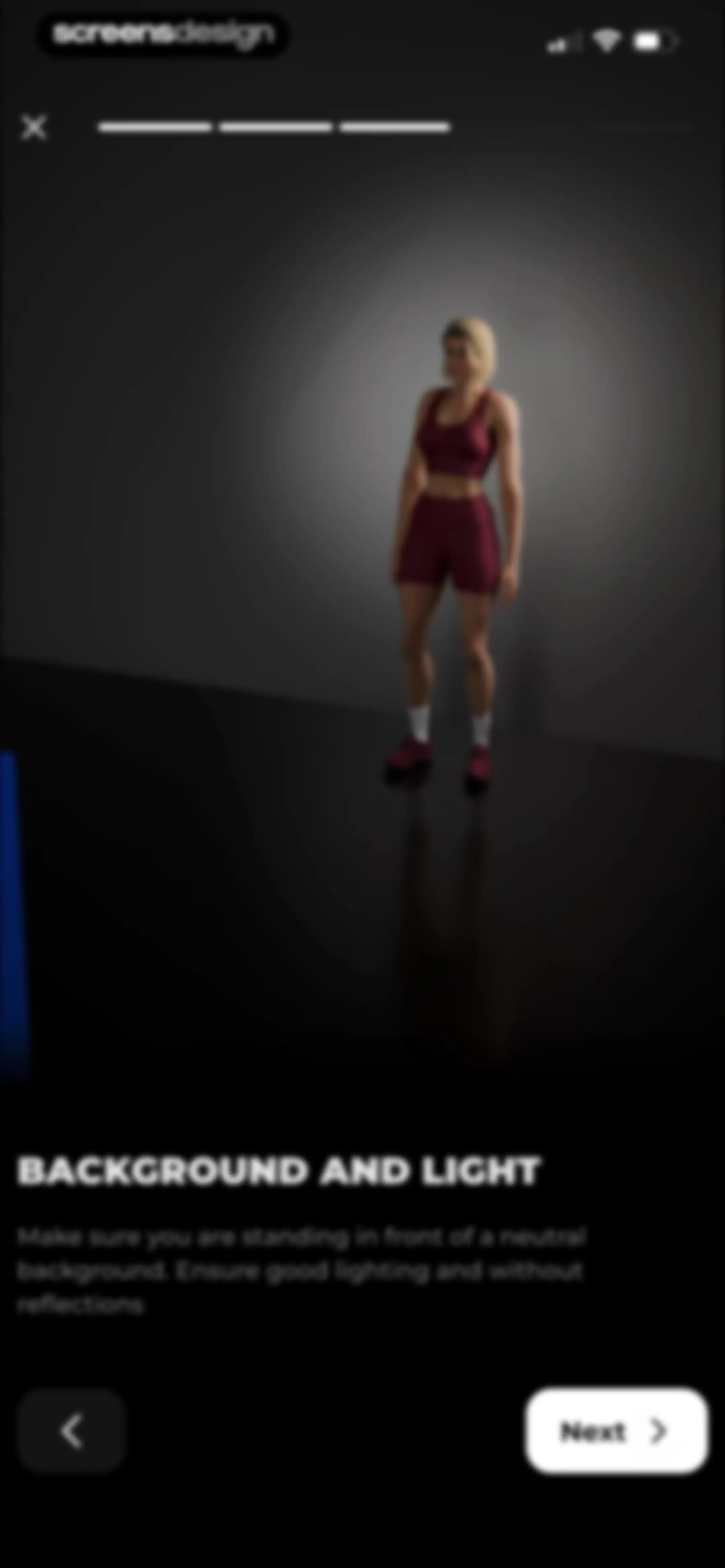 MCI - Personal Training AI screen 128