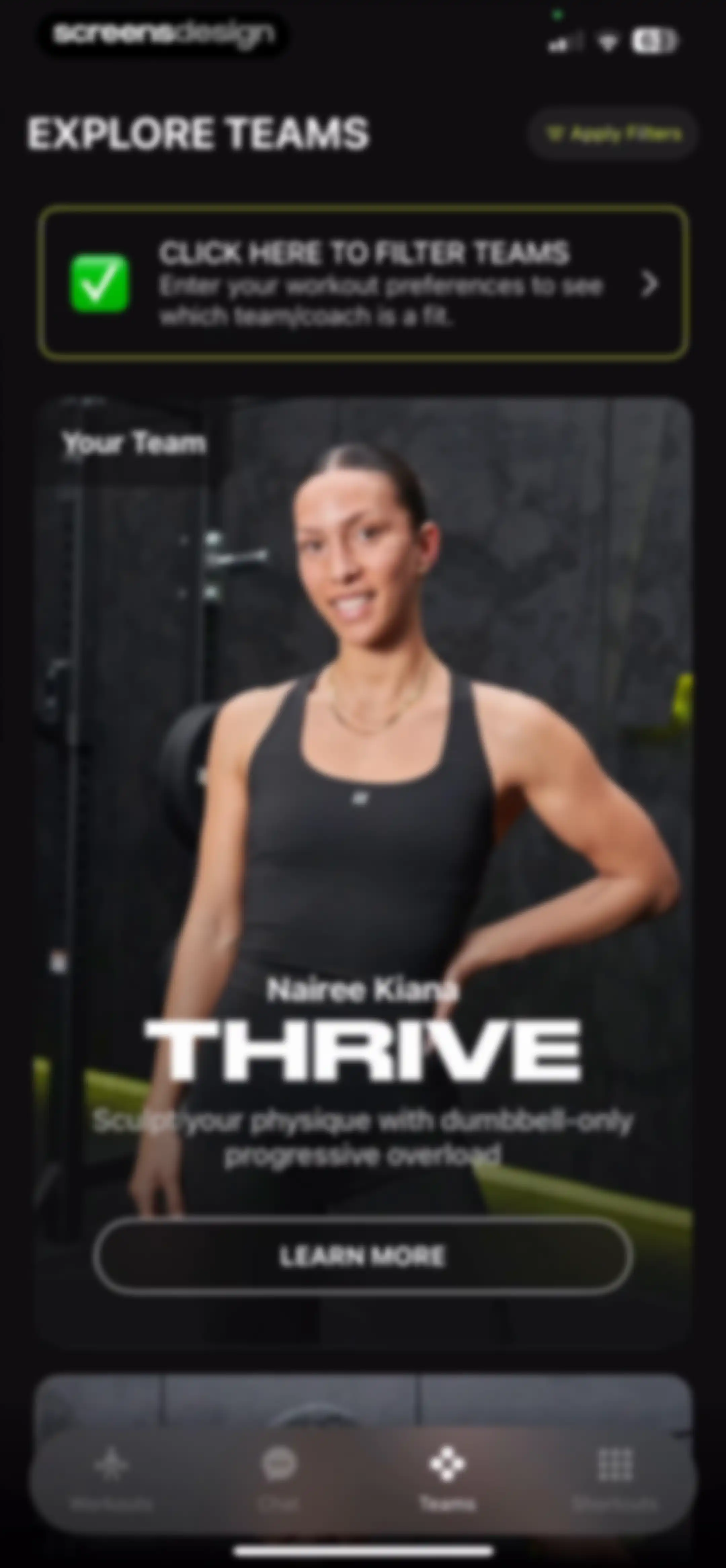 LADDER Strength Training Plans screen 92
