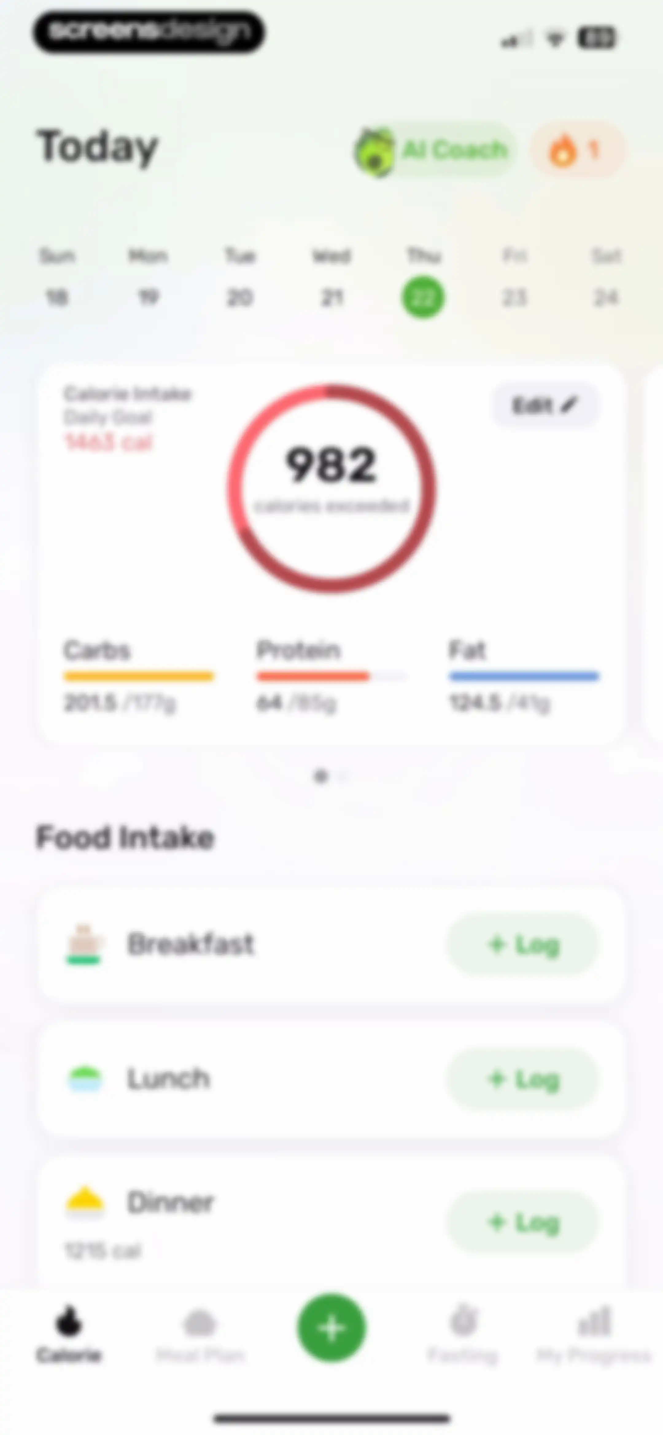 AI Calorie Tracker by Eatwise screen 174
