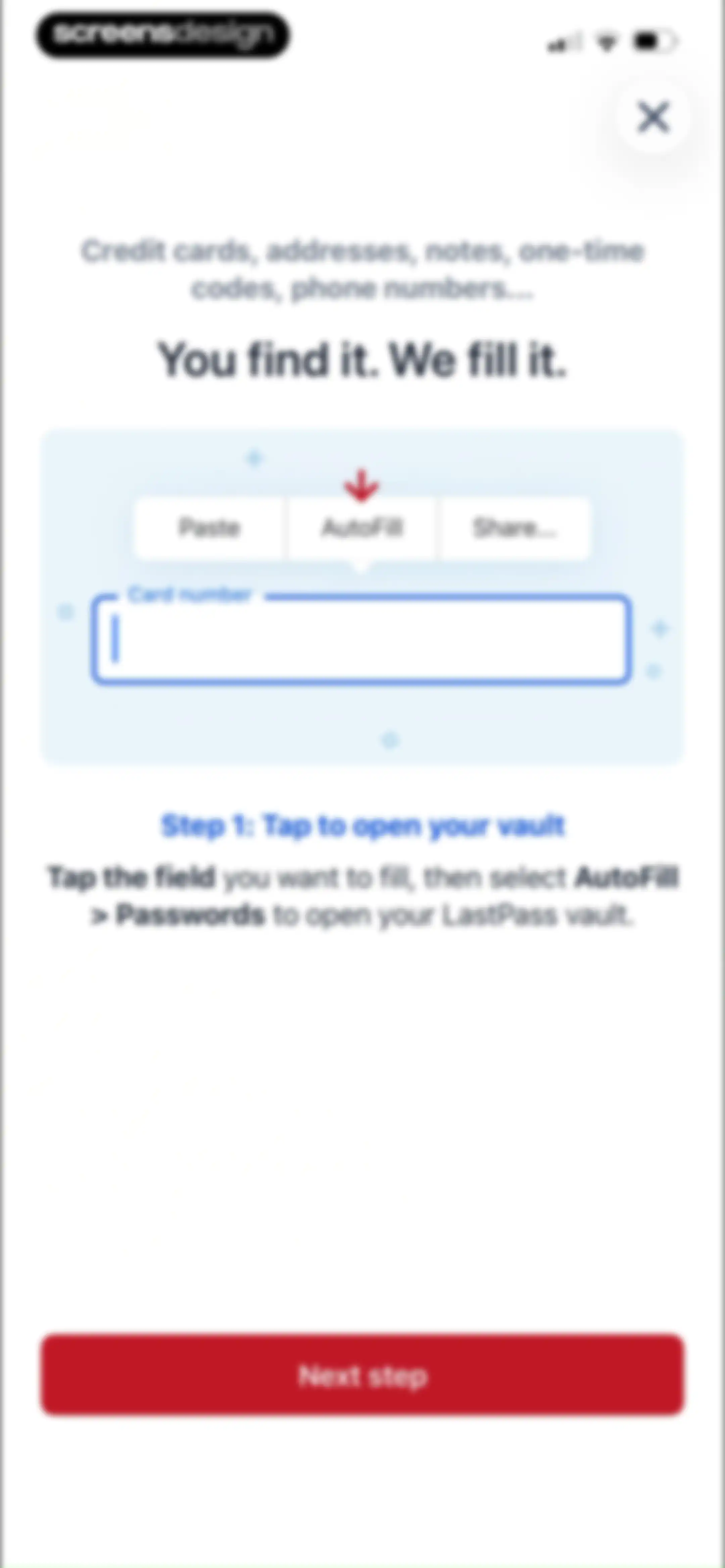 LastPass Password Manager screen 38