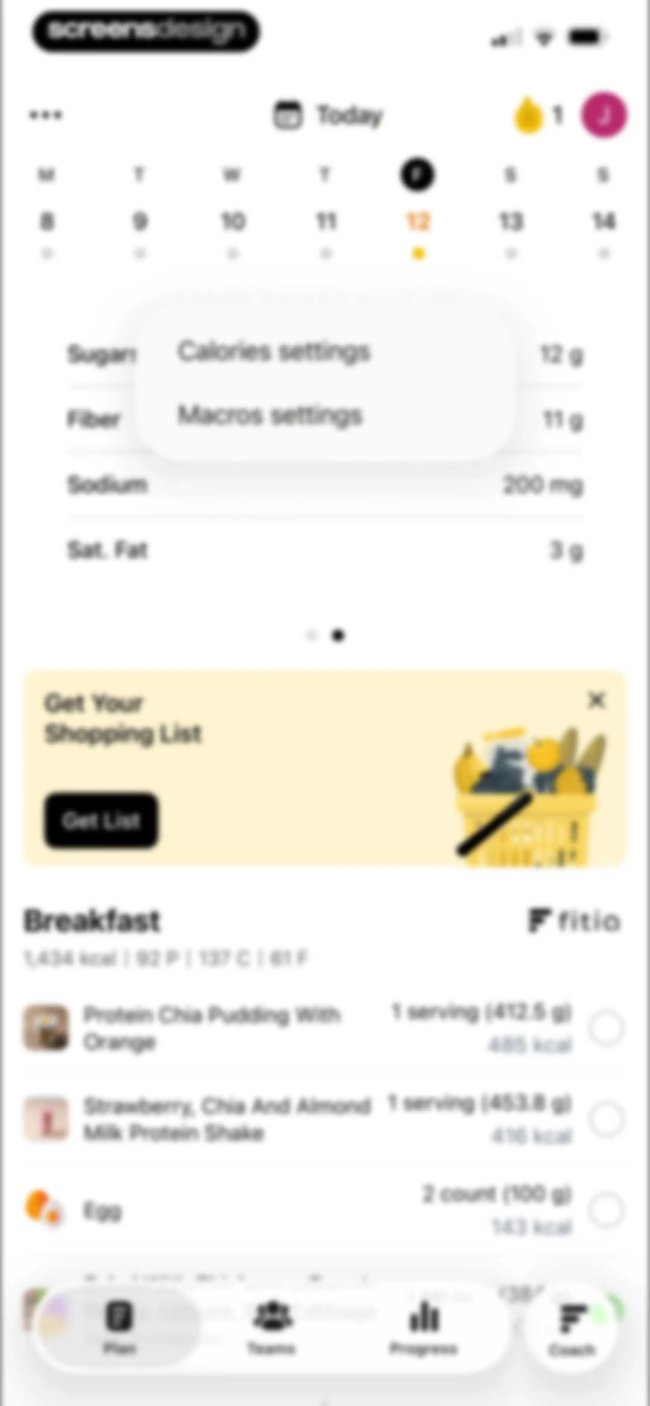 Fitia: Calorie Counter & Diet screen 97