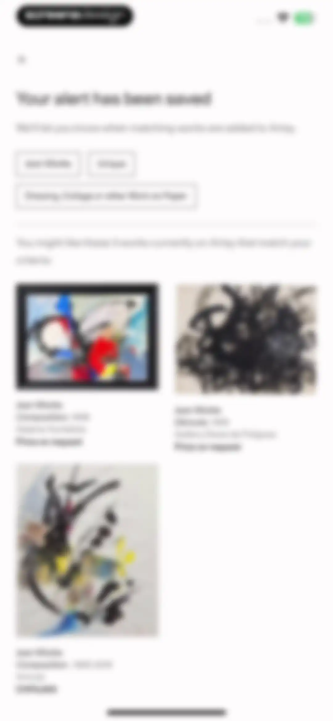 Artsy: Buy & Sell Fine Art screen 61