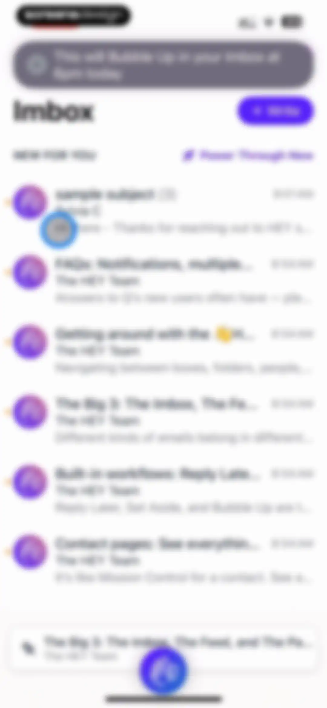 HEY Email screen 65