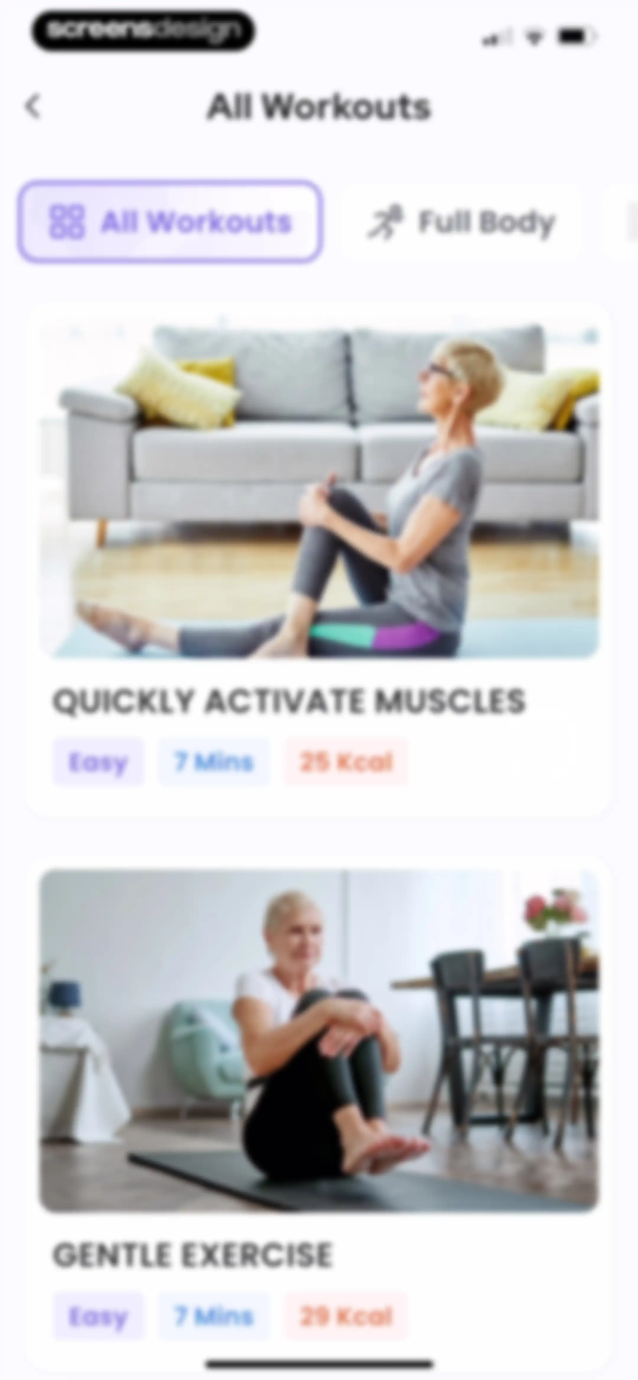 Chair Yoga for Seniors at Home screen 110