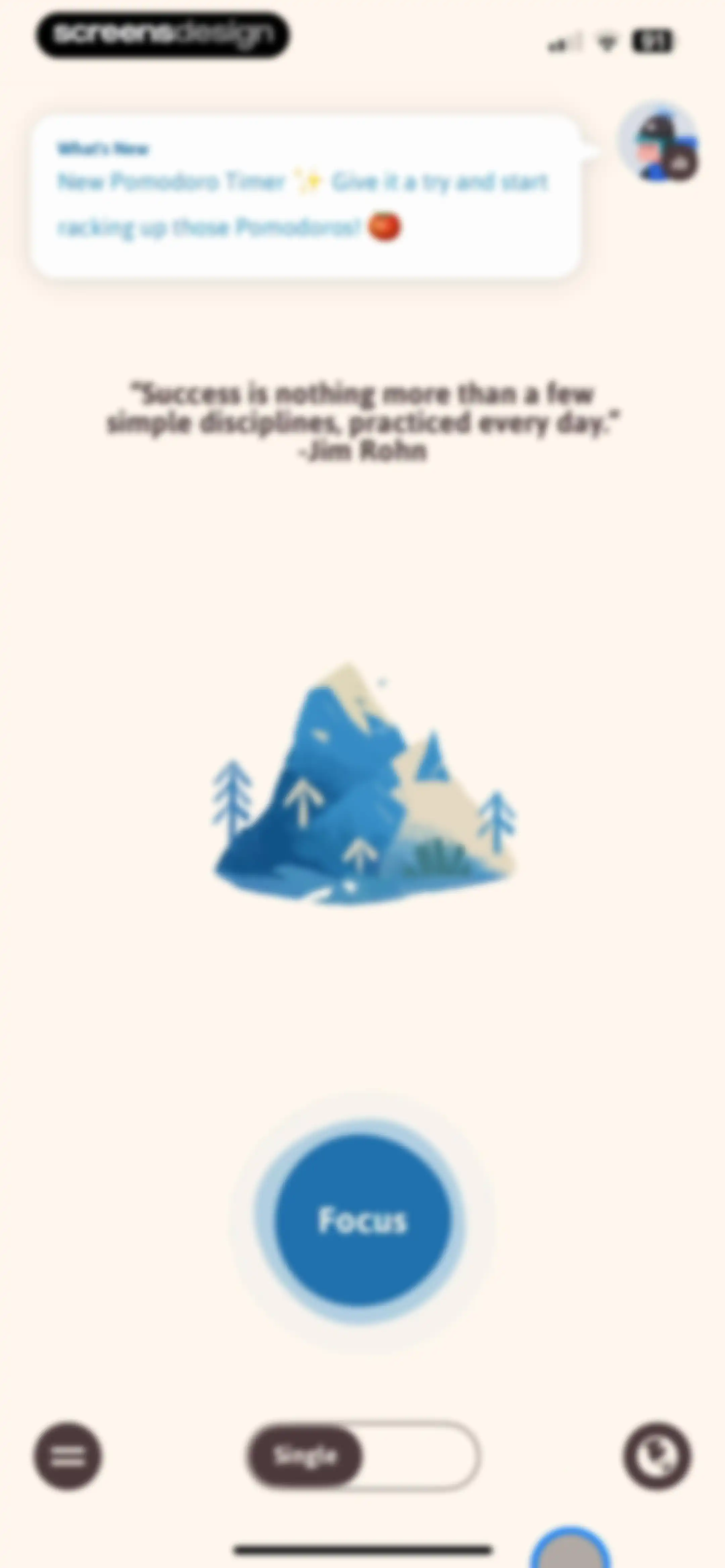 Focus Traveller - Flow Timer screen 8