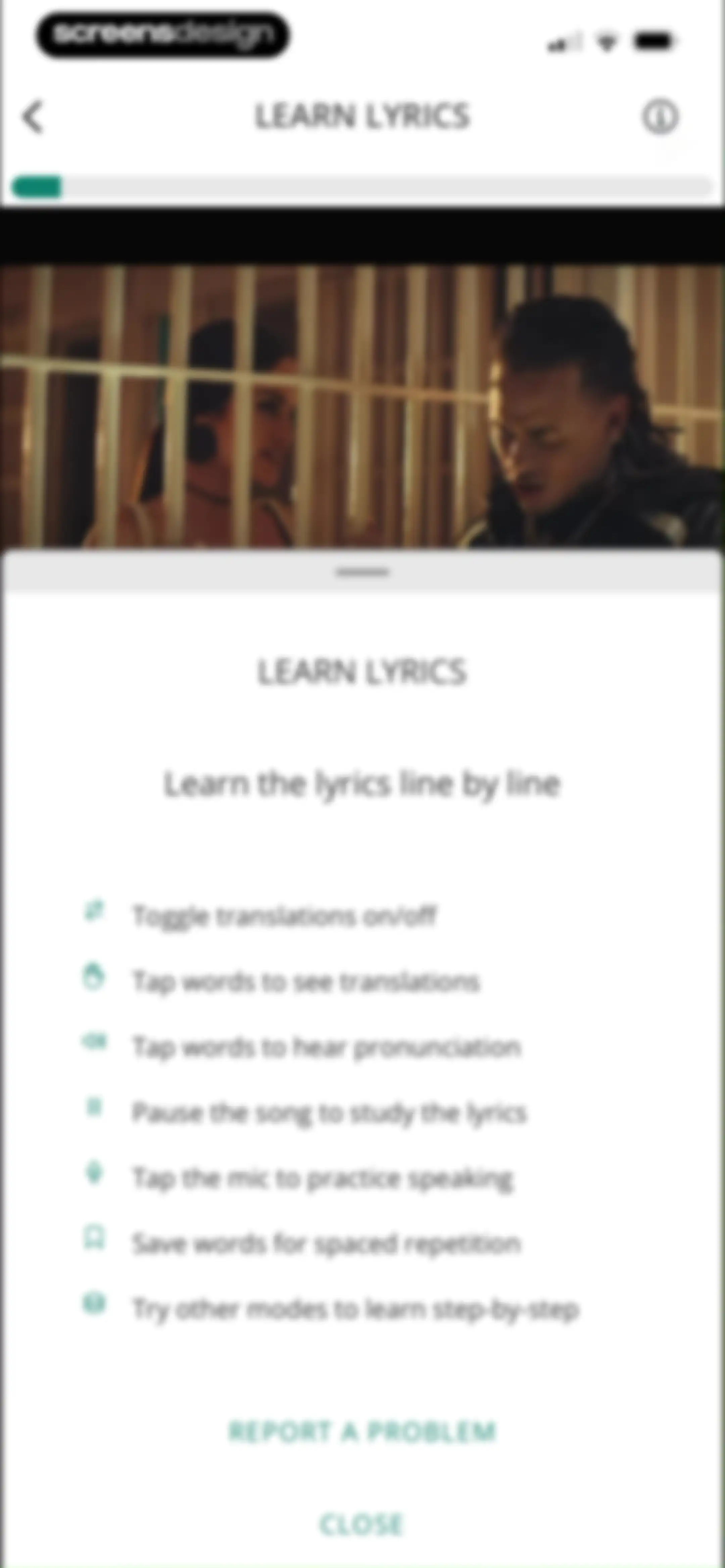 LyricFluent: Learn Languages screen 47