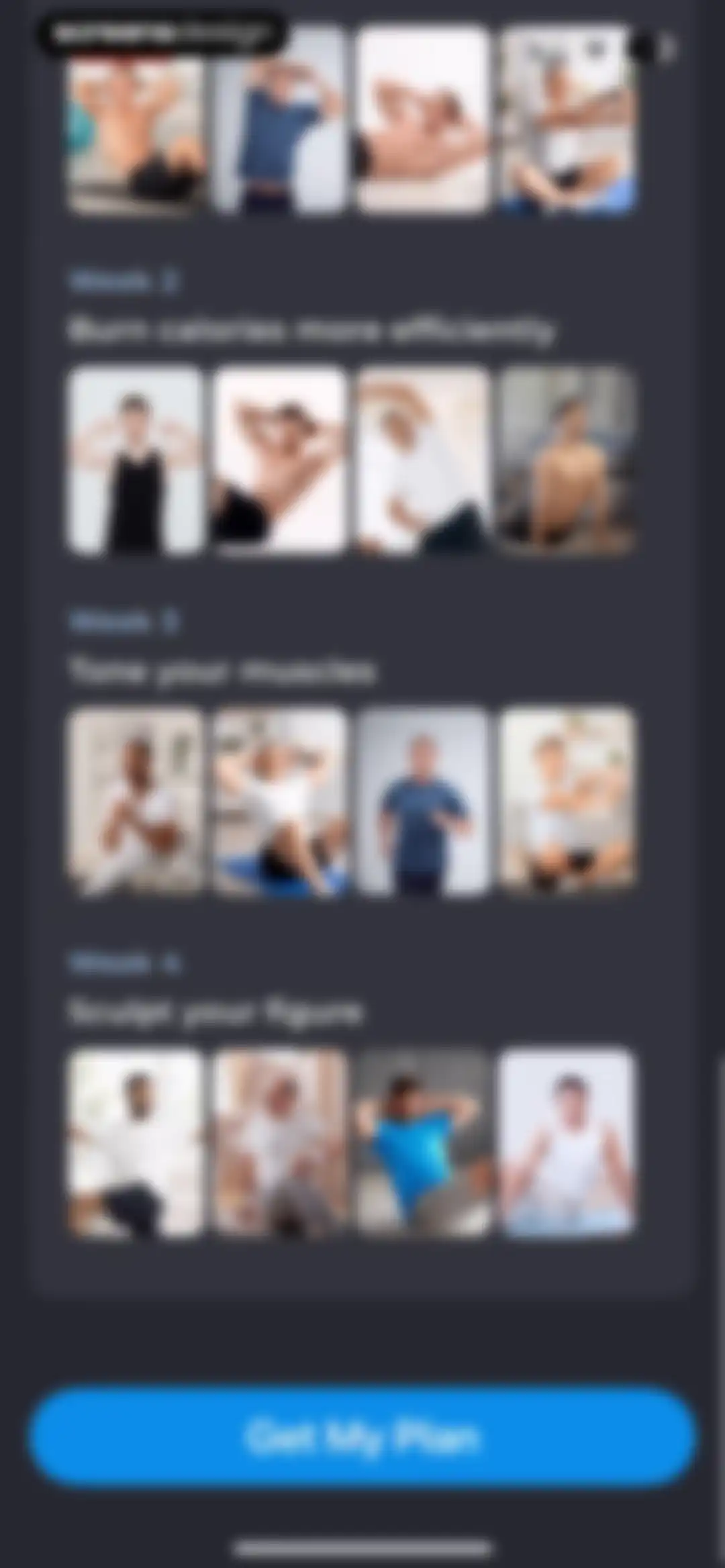 Workout Planner MuscleFit screen 22