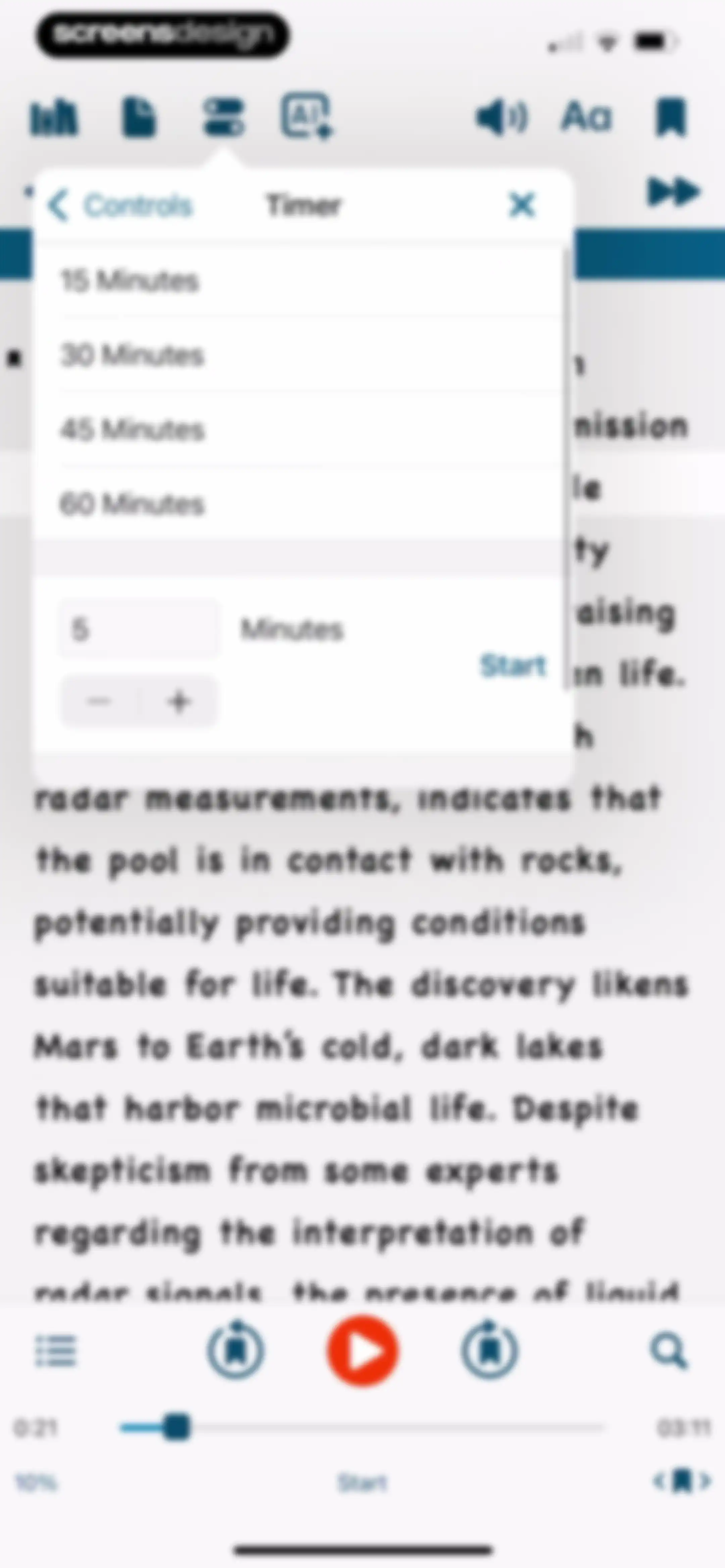 Voice Dream - Natural Reader screen 58