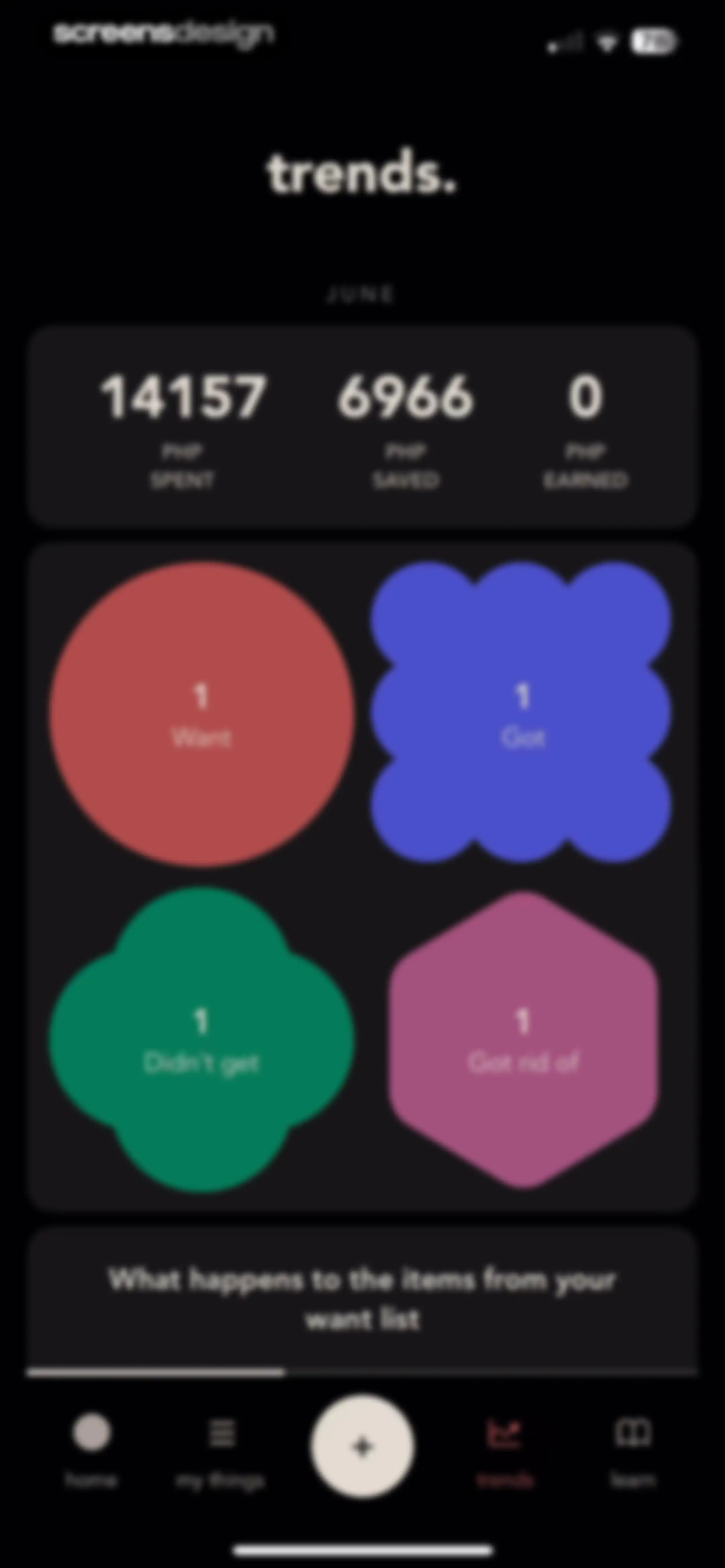 bless. minimal shopping habits screen 50