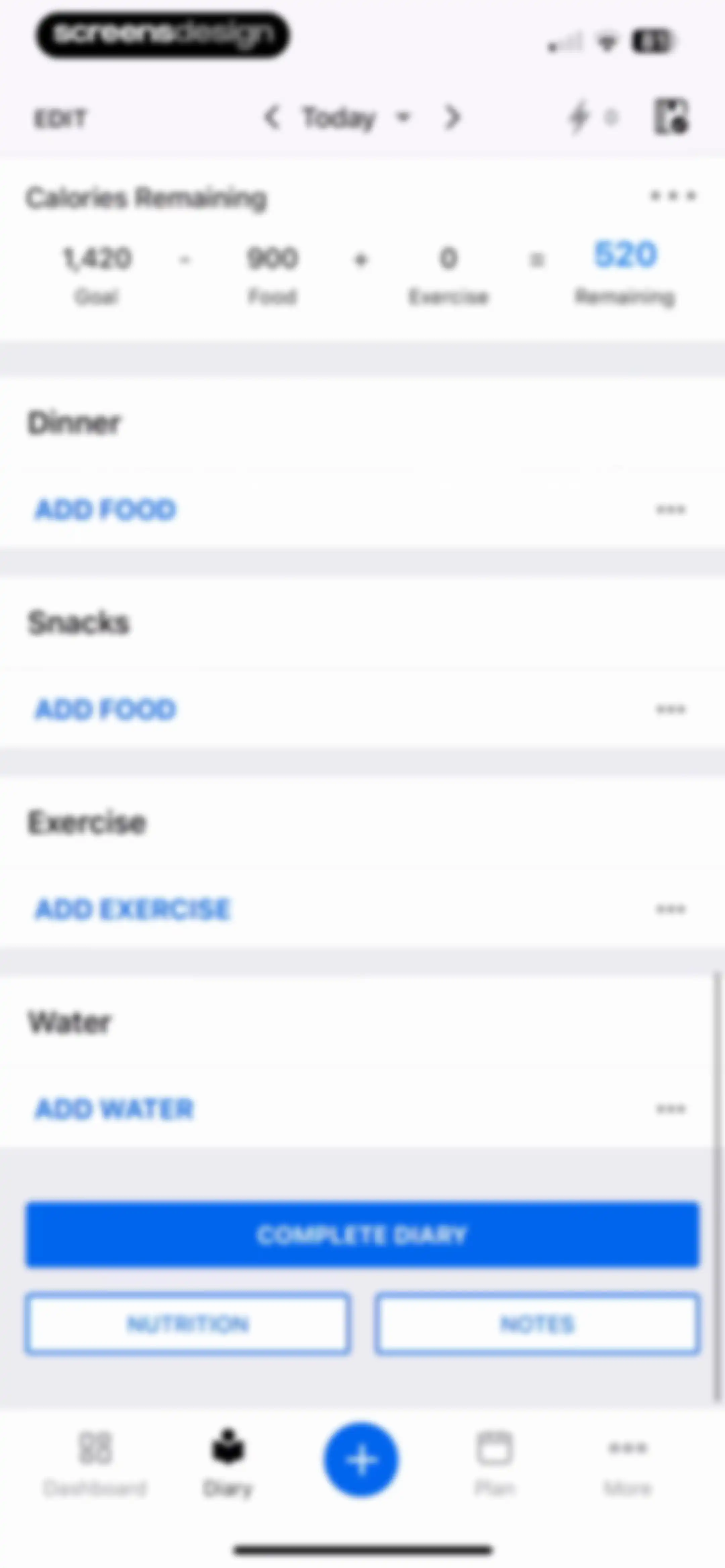 MyFitnessPal: Calorie Counter screen 133