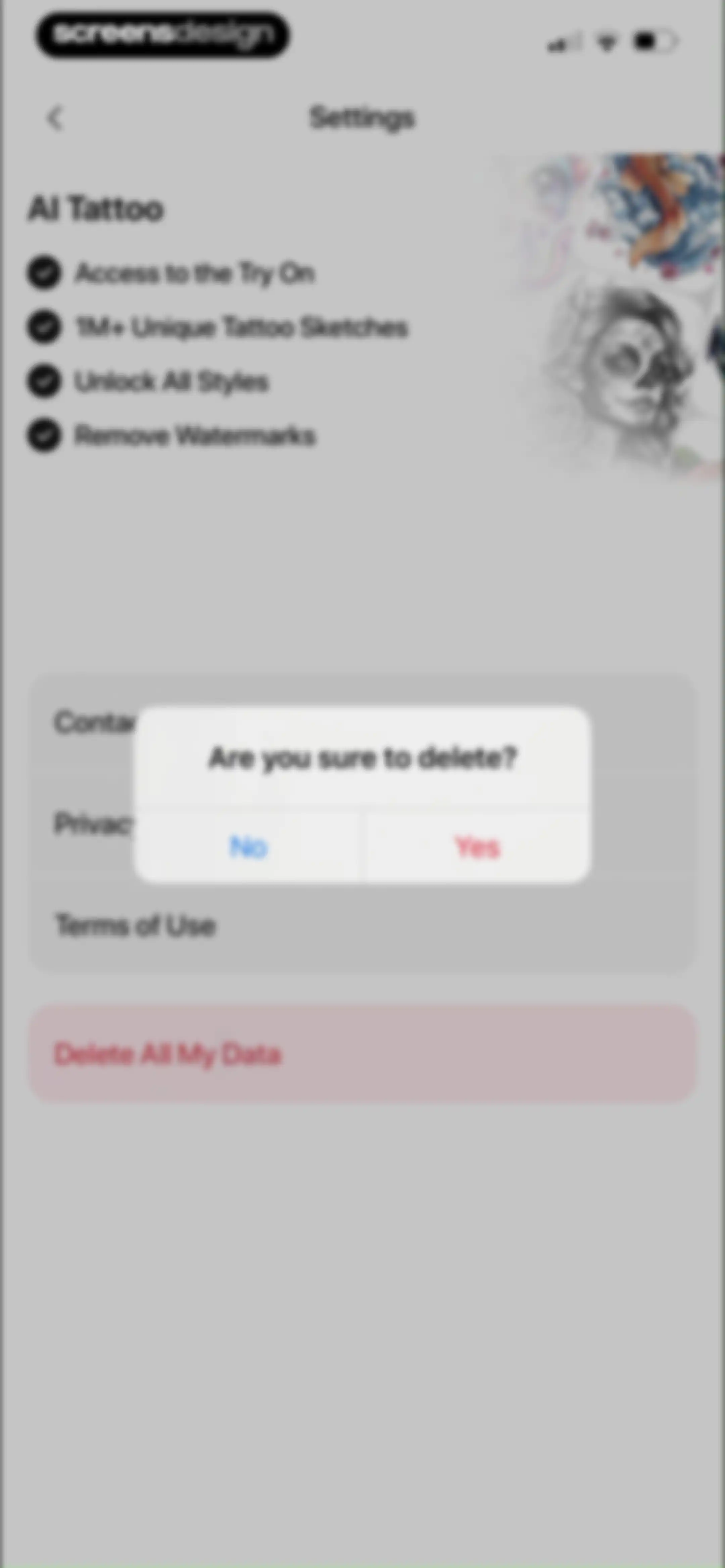 Tattoo AI Design Generator－Ink screen 47