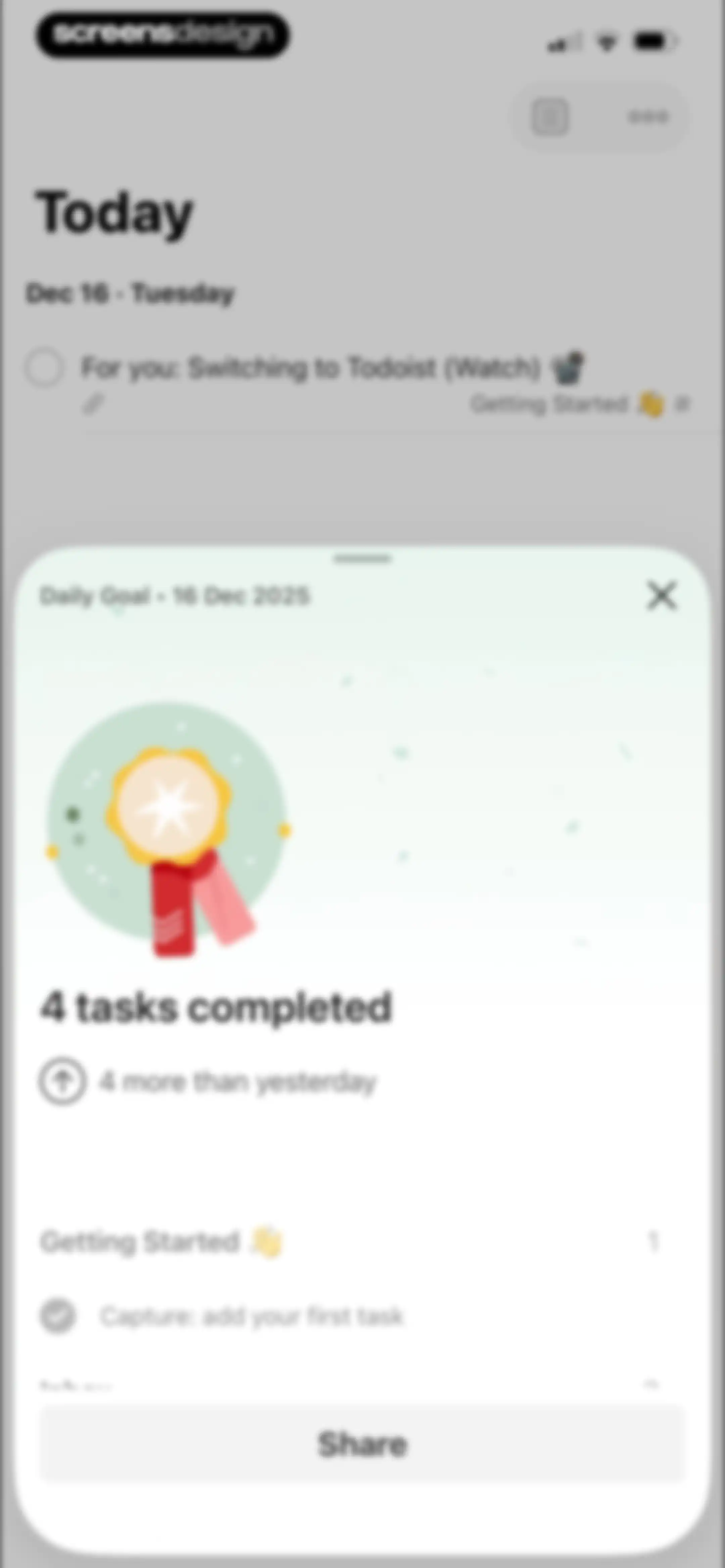 Todoist: To Do List & Calendar screen 103