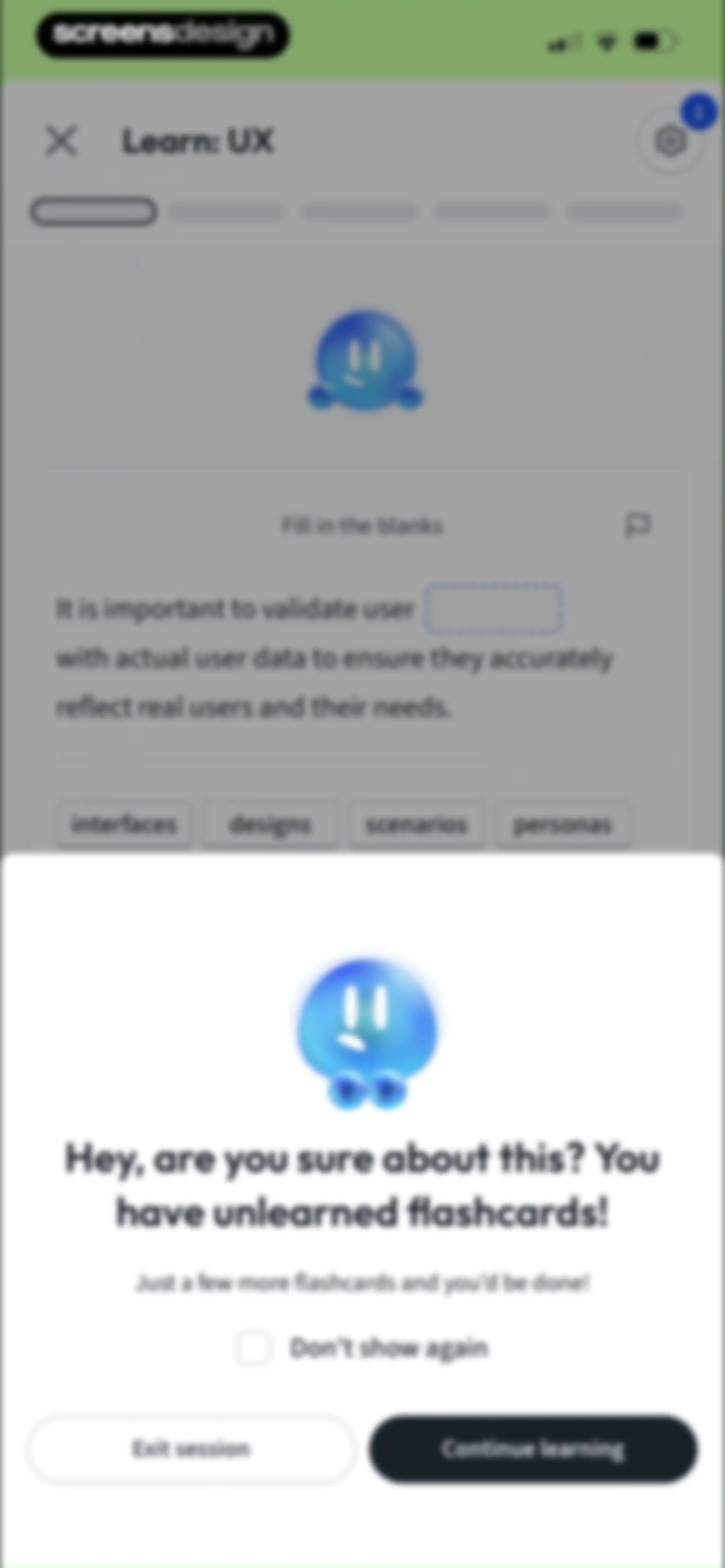 Vaia: AI Flashcards. Study App screen 154