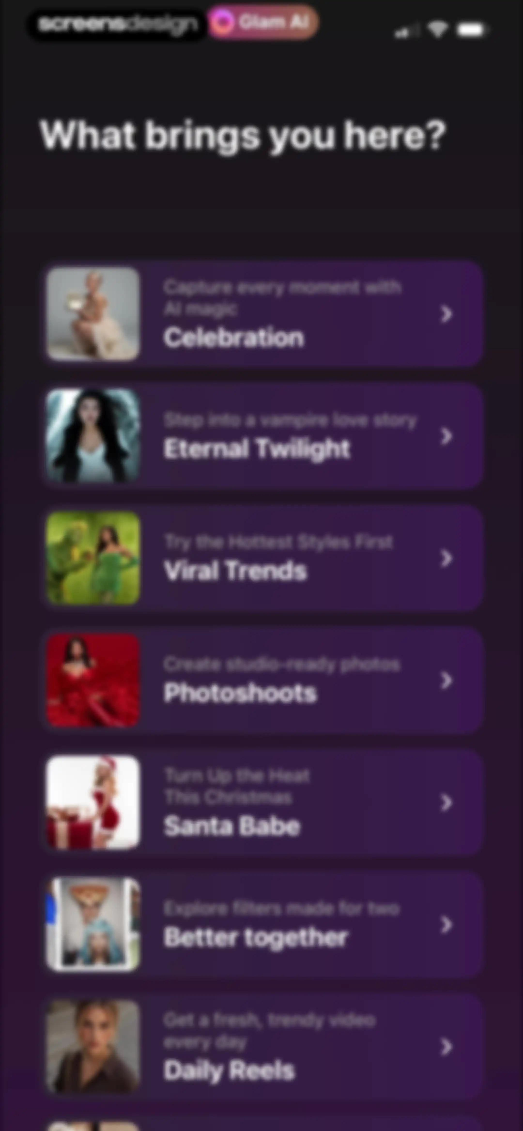 Glam AI: Video & Photo Editor screen 6