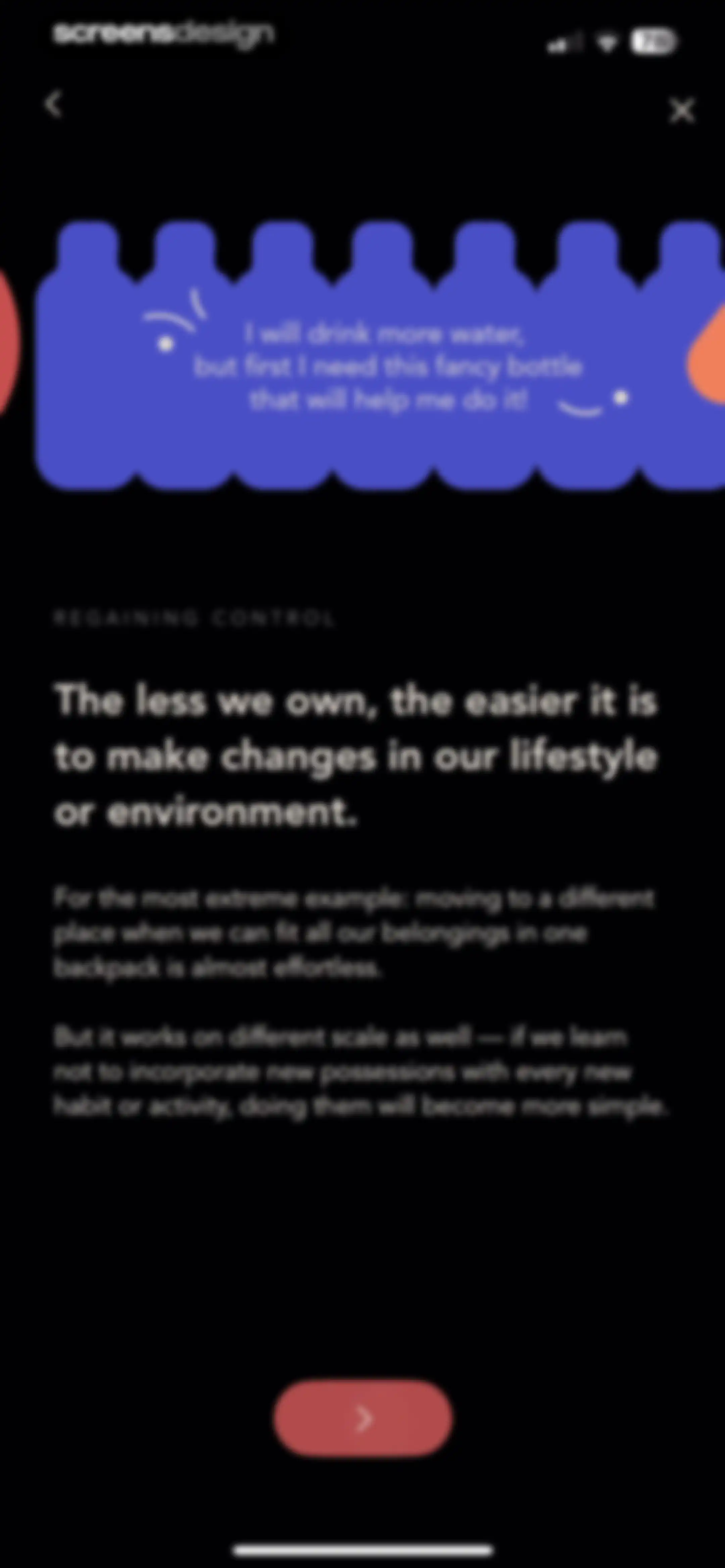 bless. minimal shopping habits screen 97