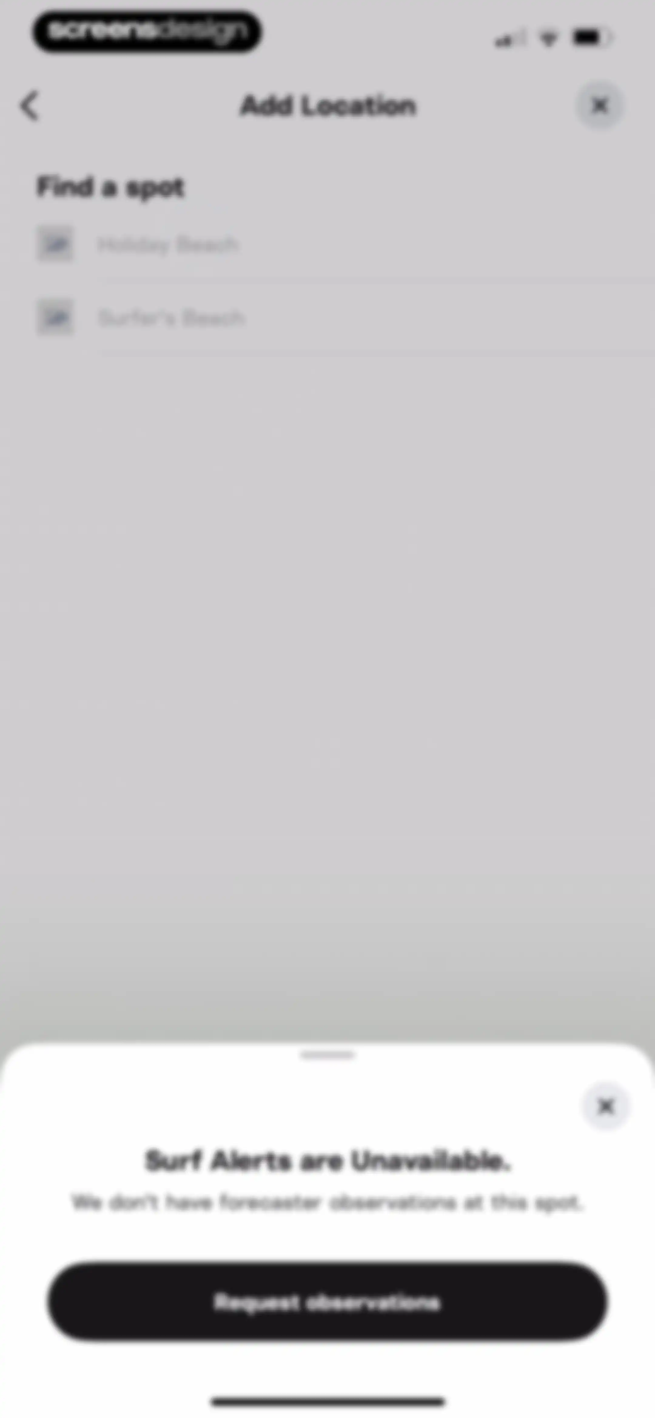 Surfline: Wave & Surf Reports screen 99