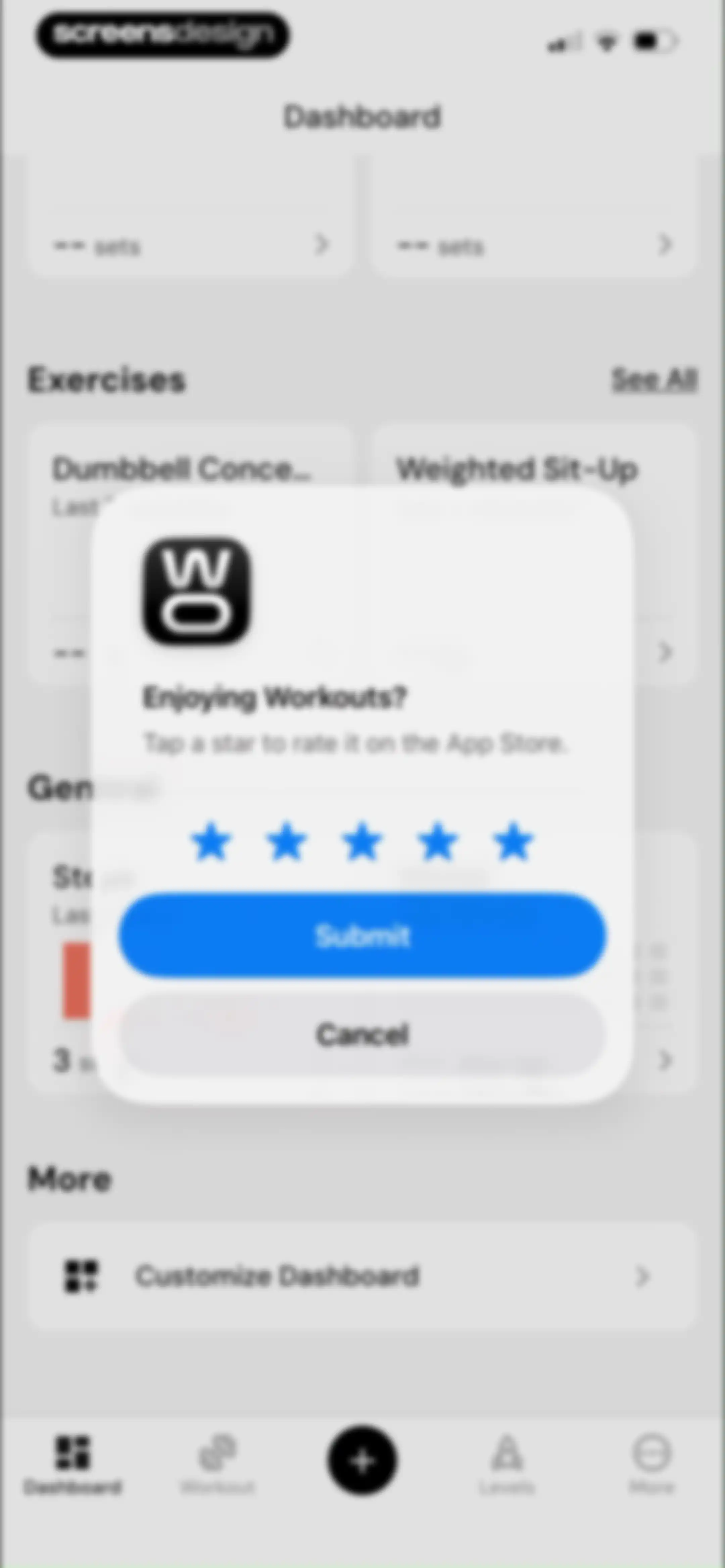 MacroFactor Workouts - Tracker screen 68