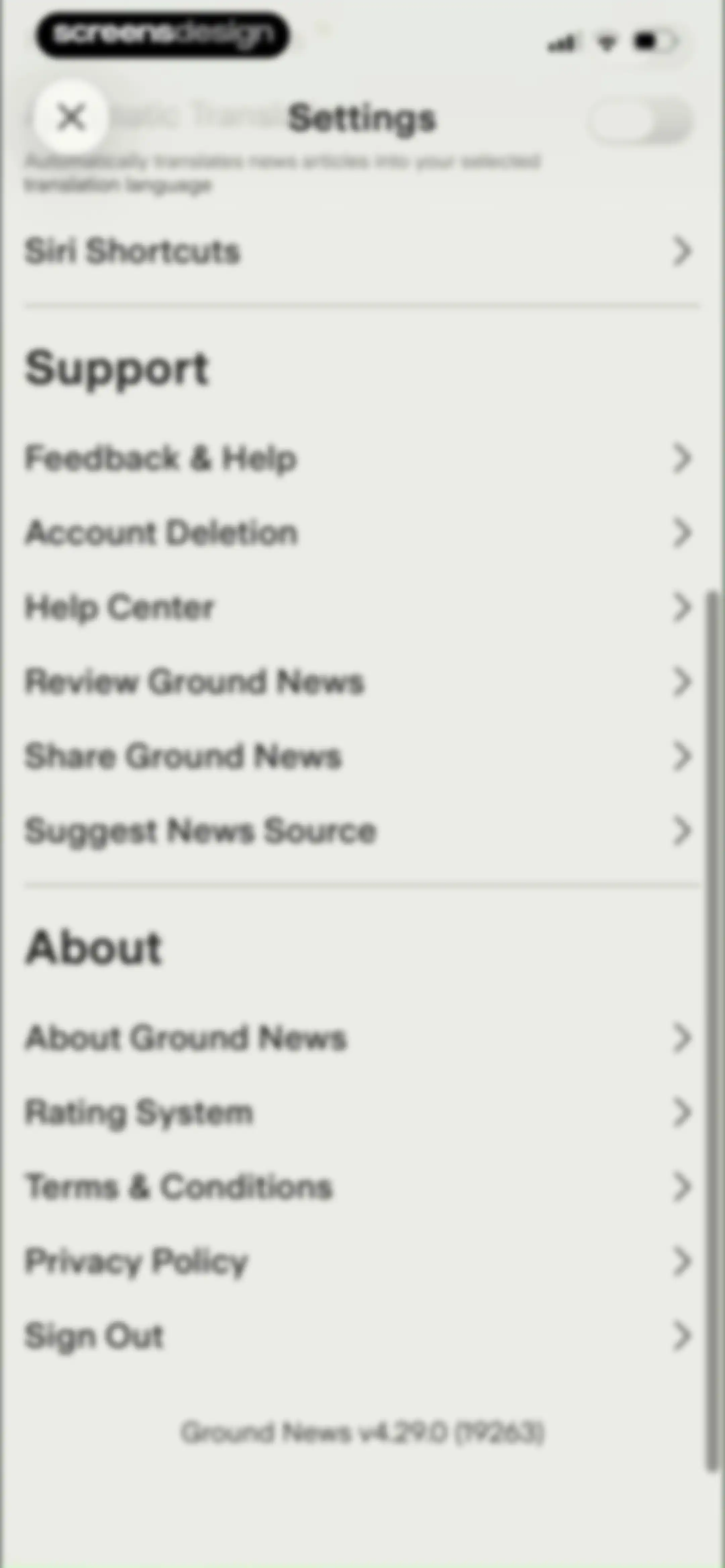 Ground News screen 88