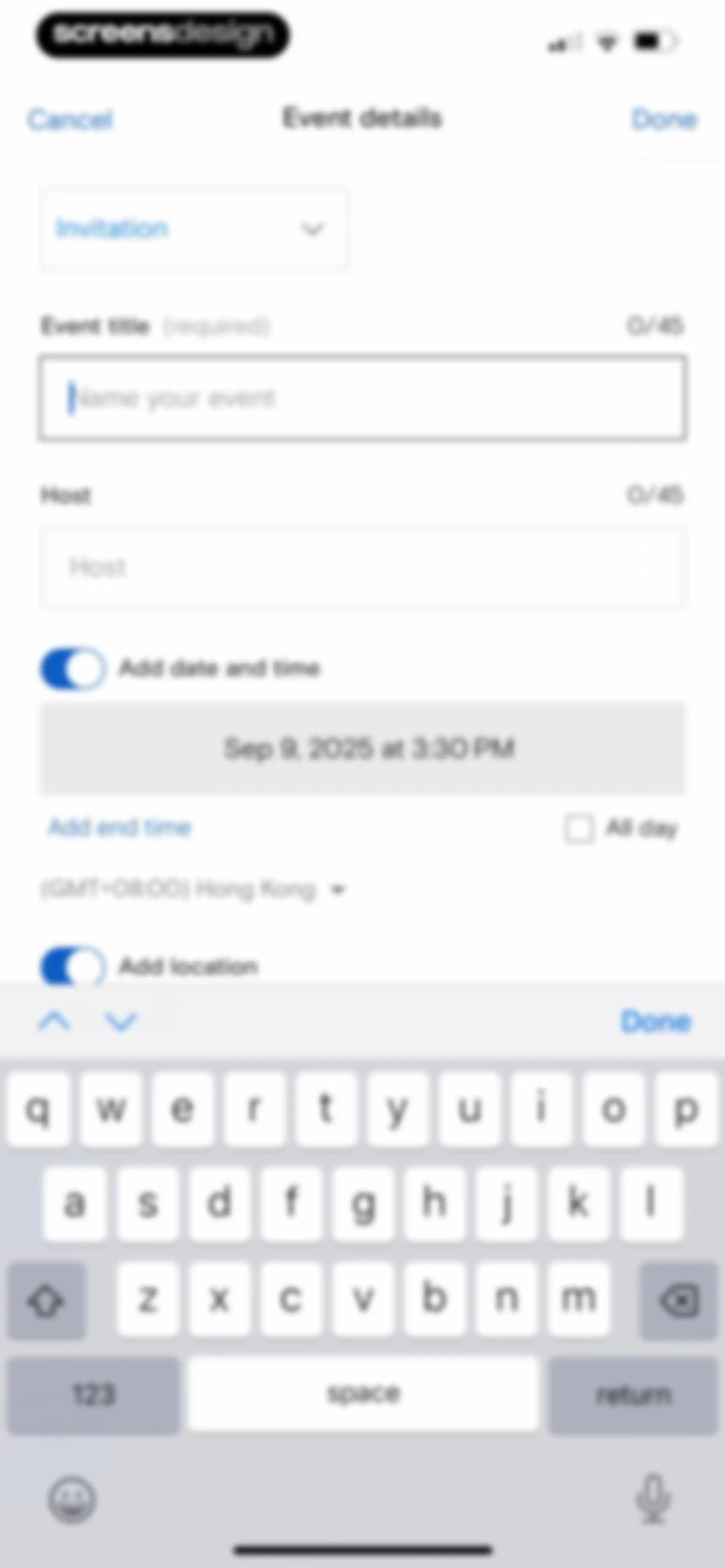 Paperless Post: Invitations screen 54