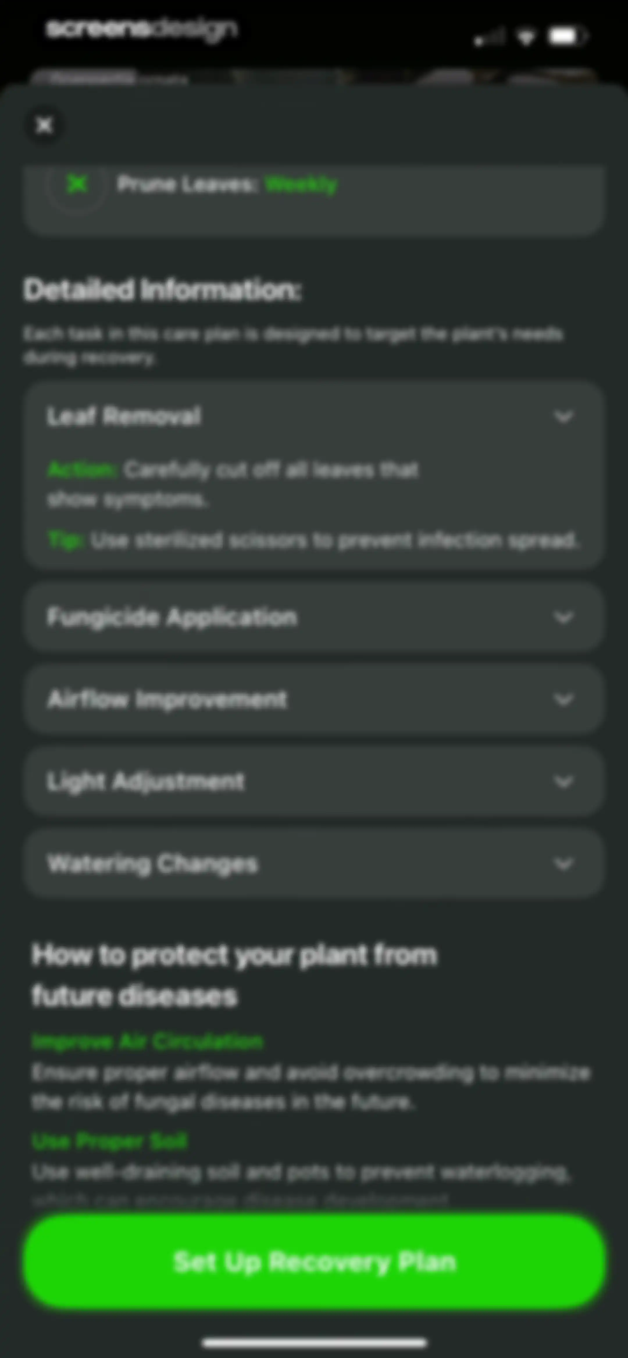 Plant Identifier & Care App screen 55