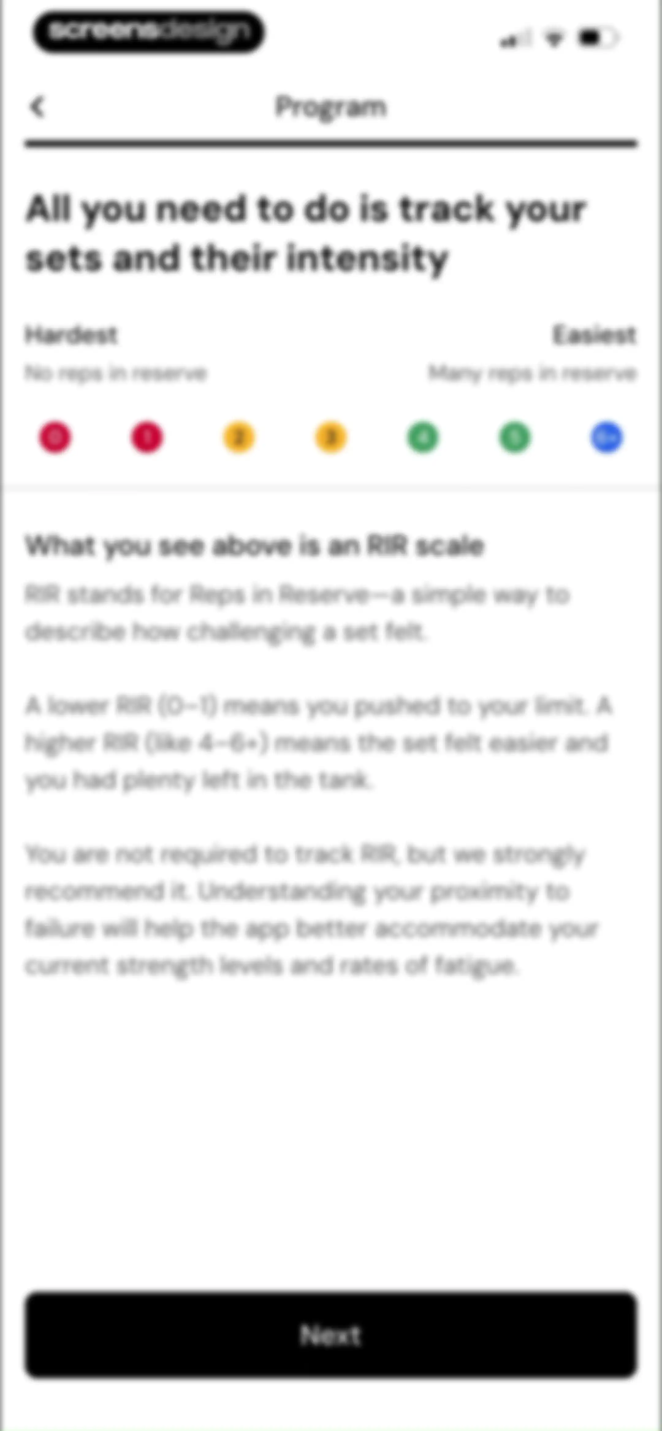 MacroFactor Workouts - Tracker screen 38