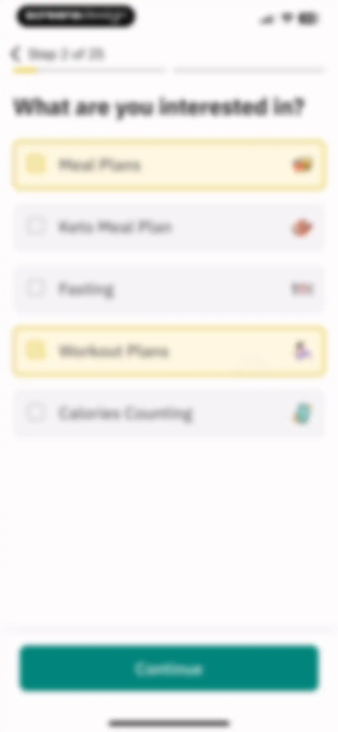 Unimeal: Fasting and Diet screen 6