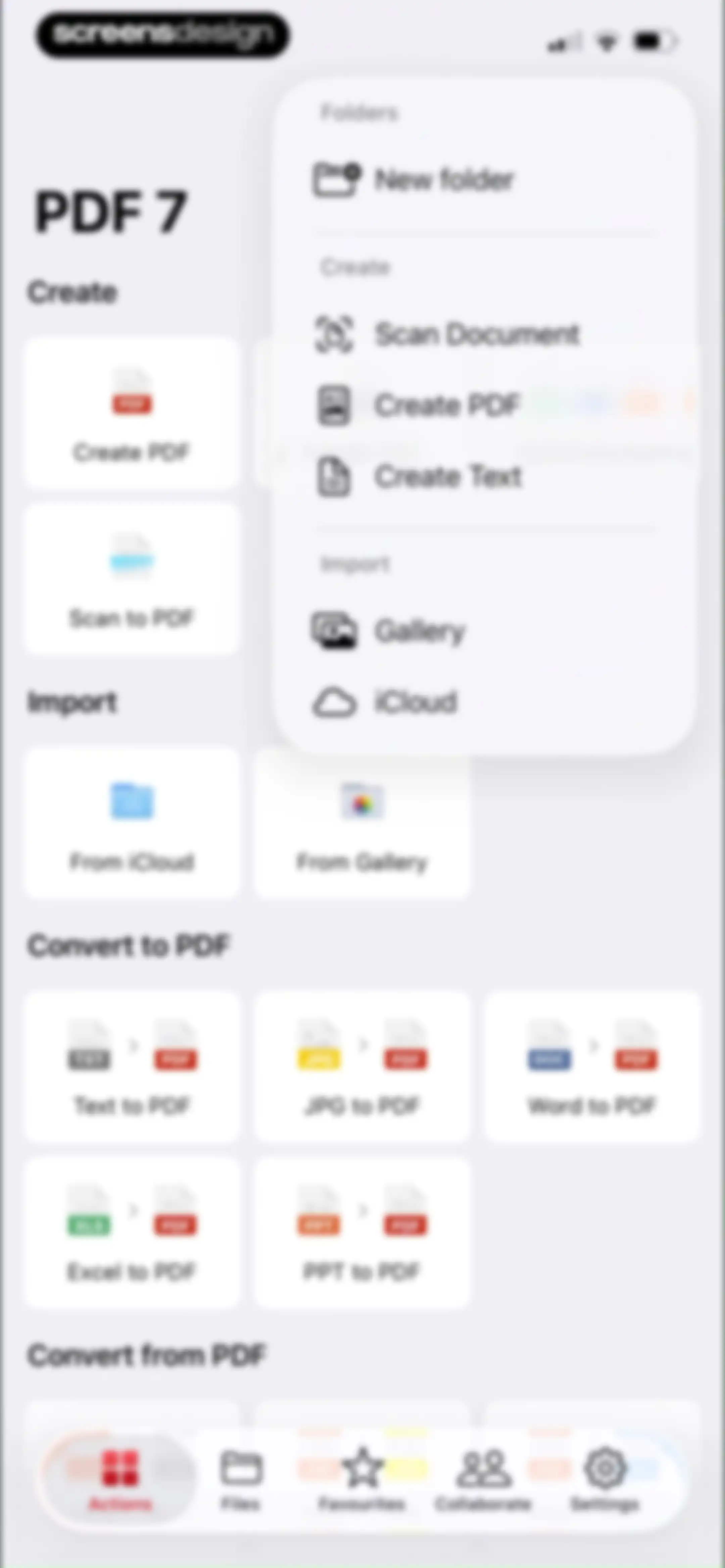 PDF Editor ® screen 102