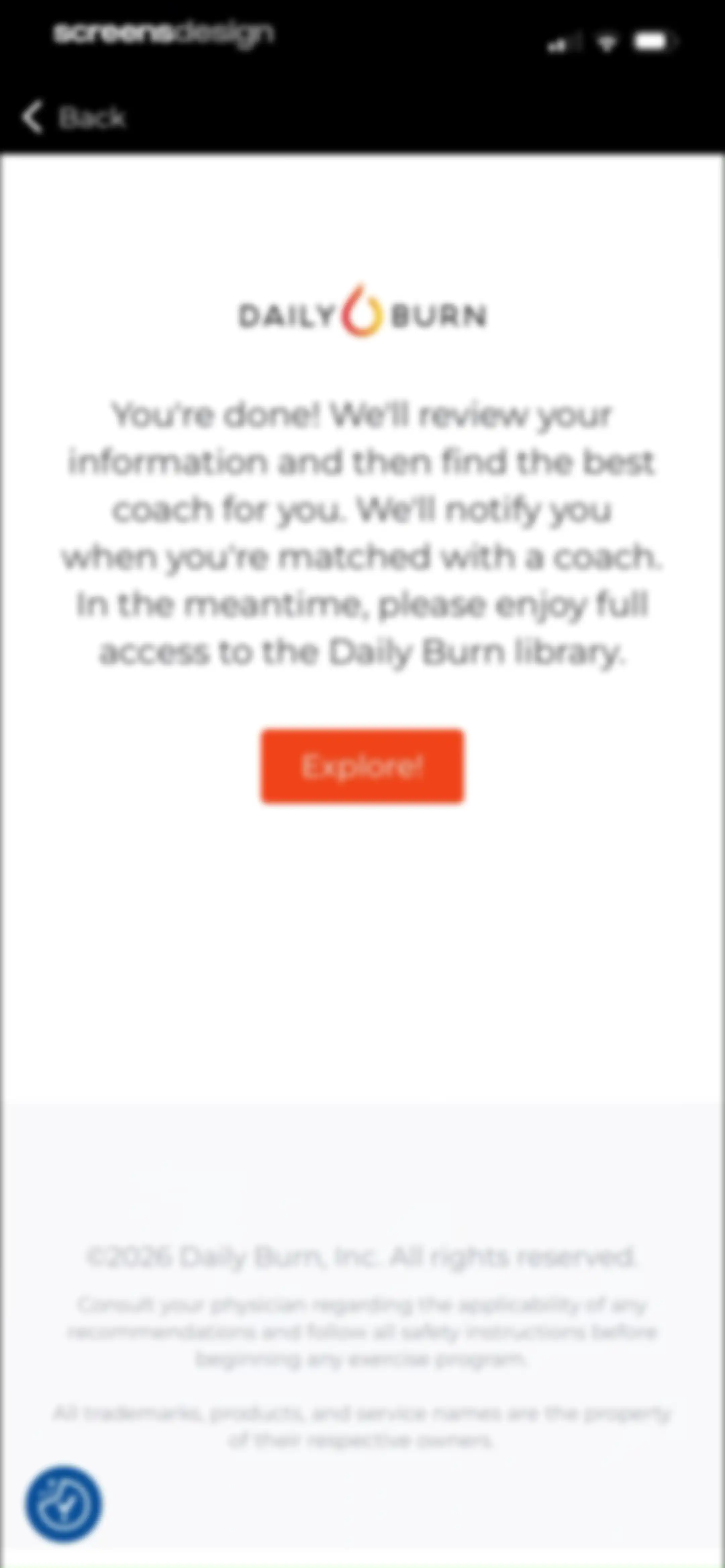 Daily Burn: Home Workouts screen 37