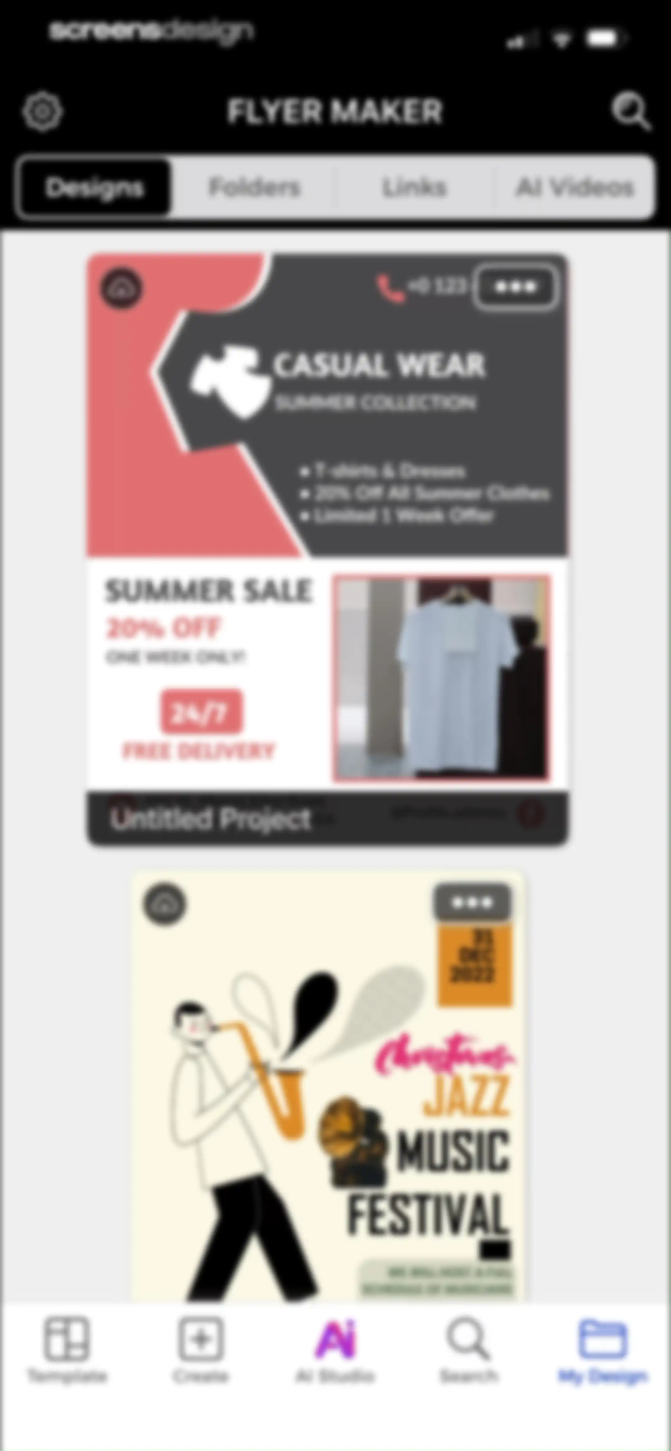 Flyer Maker + Poster Maker screen 134