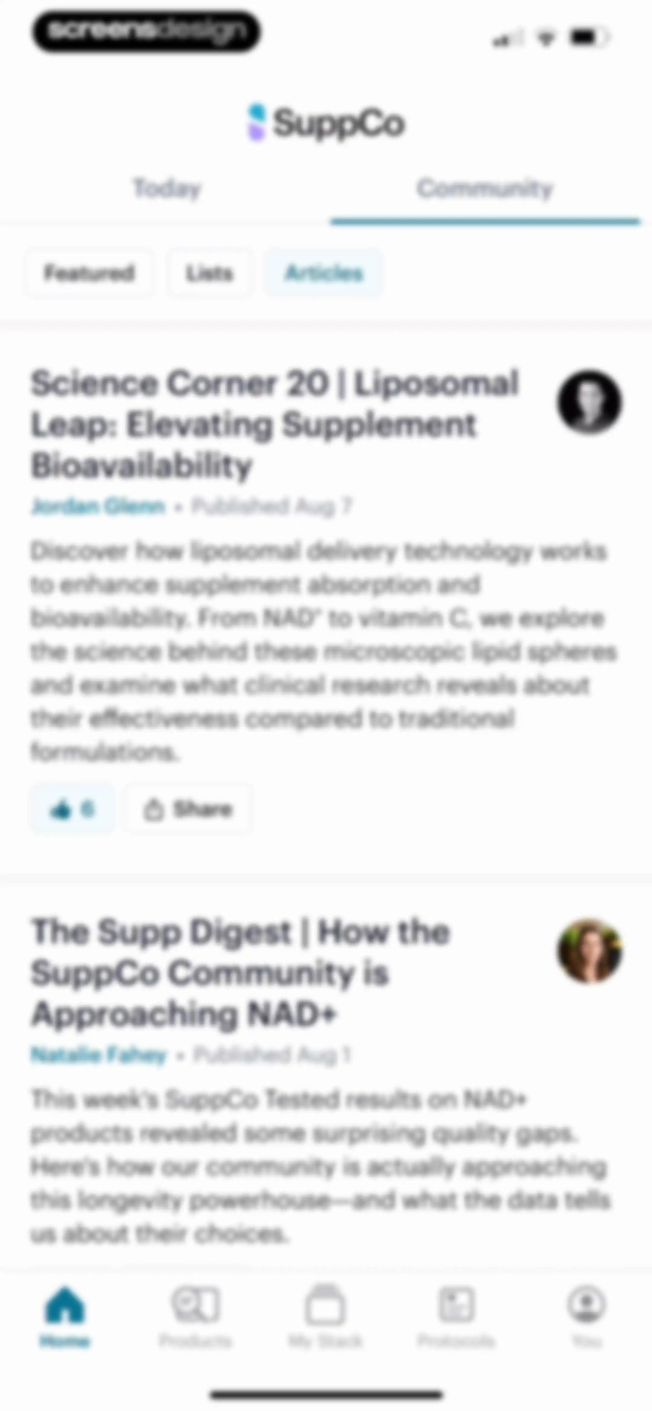 SuppCo: Supplement Scanner screen 142