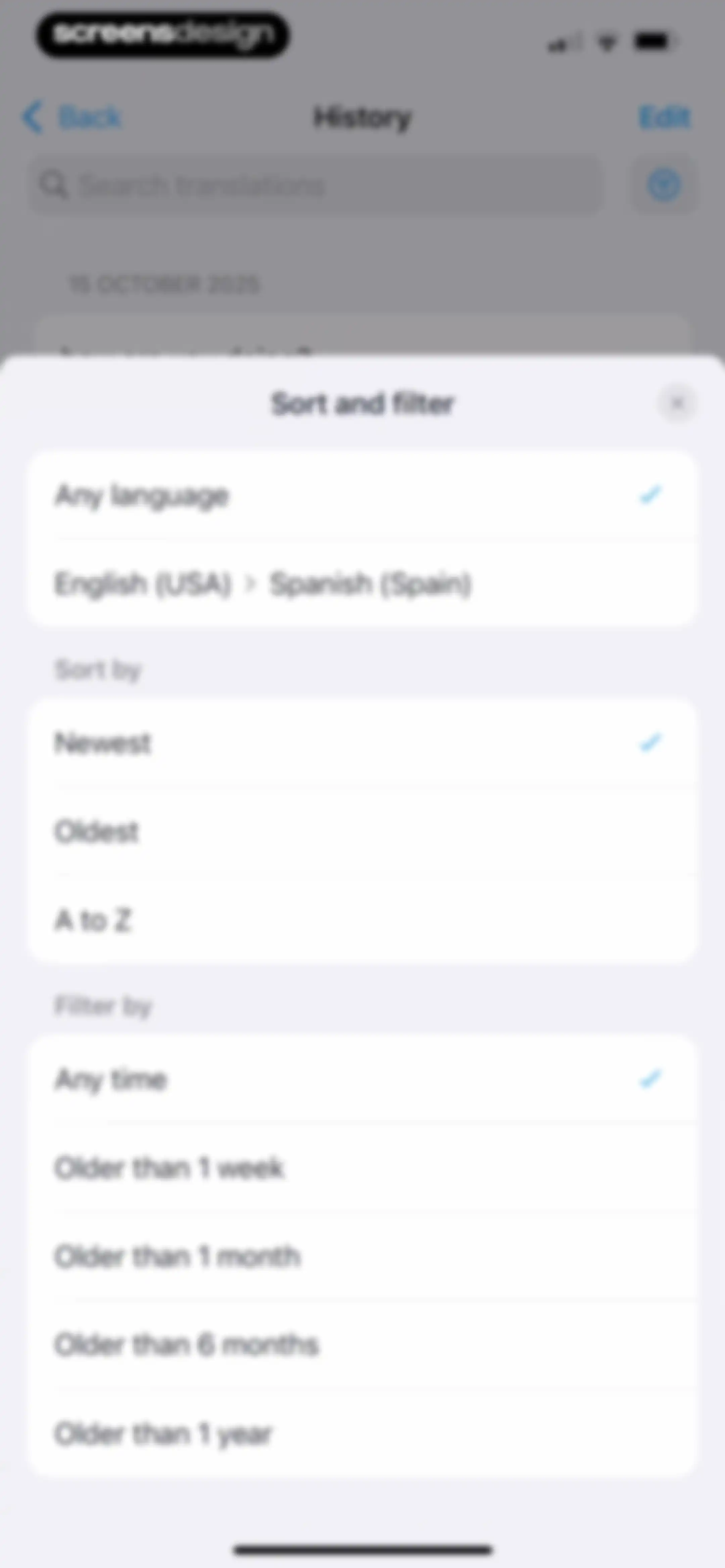 iTranslate Translator screen 44