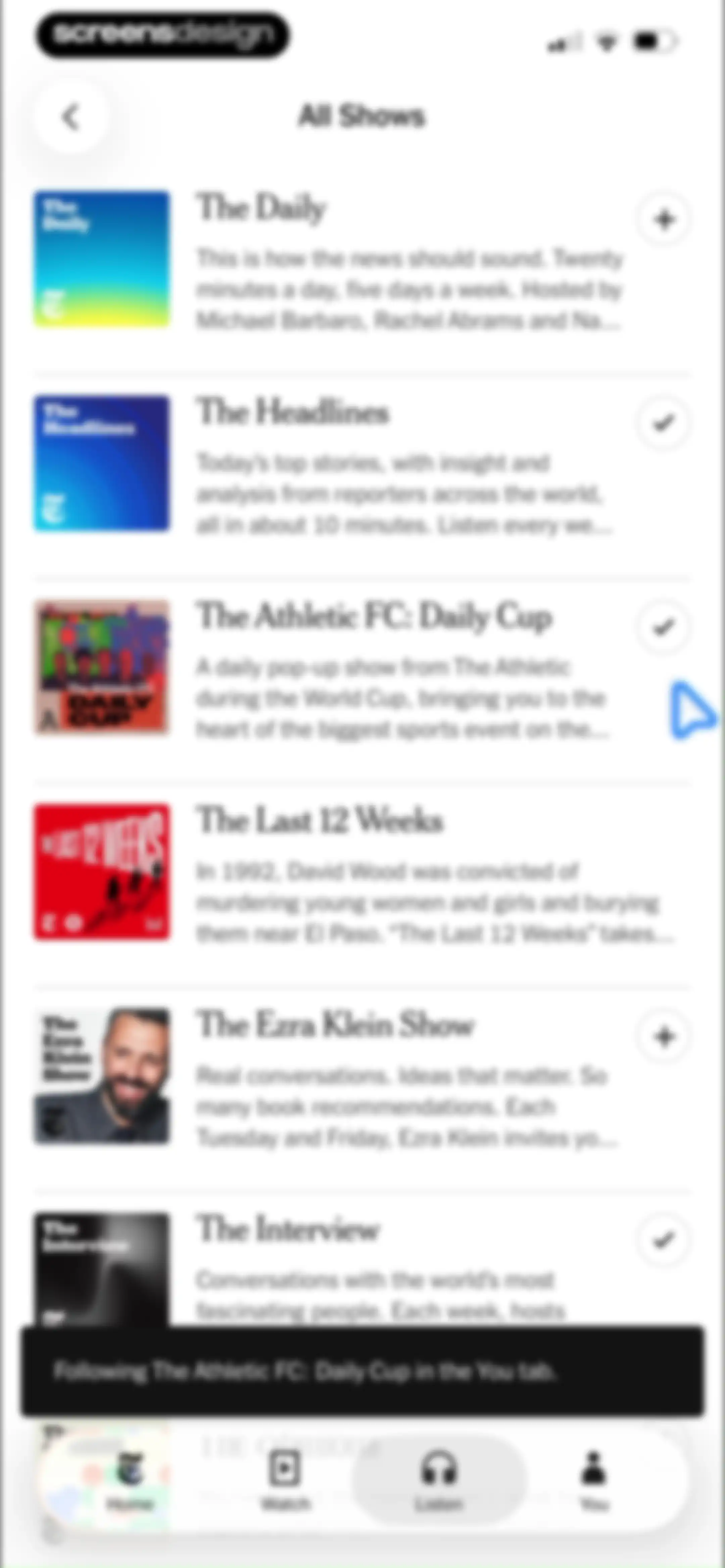 NYTimes: US and Global News screen 77
